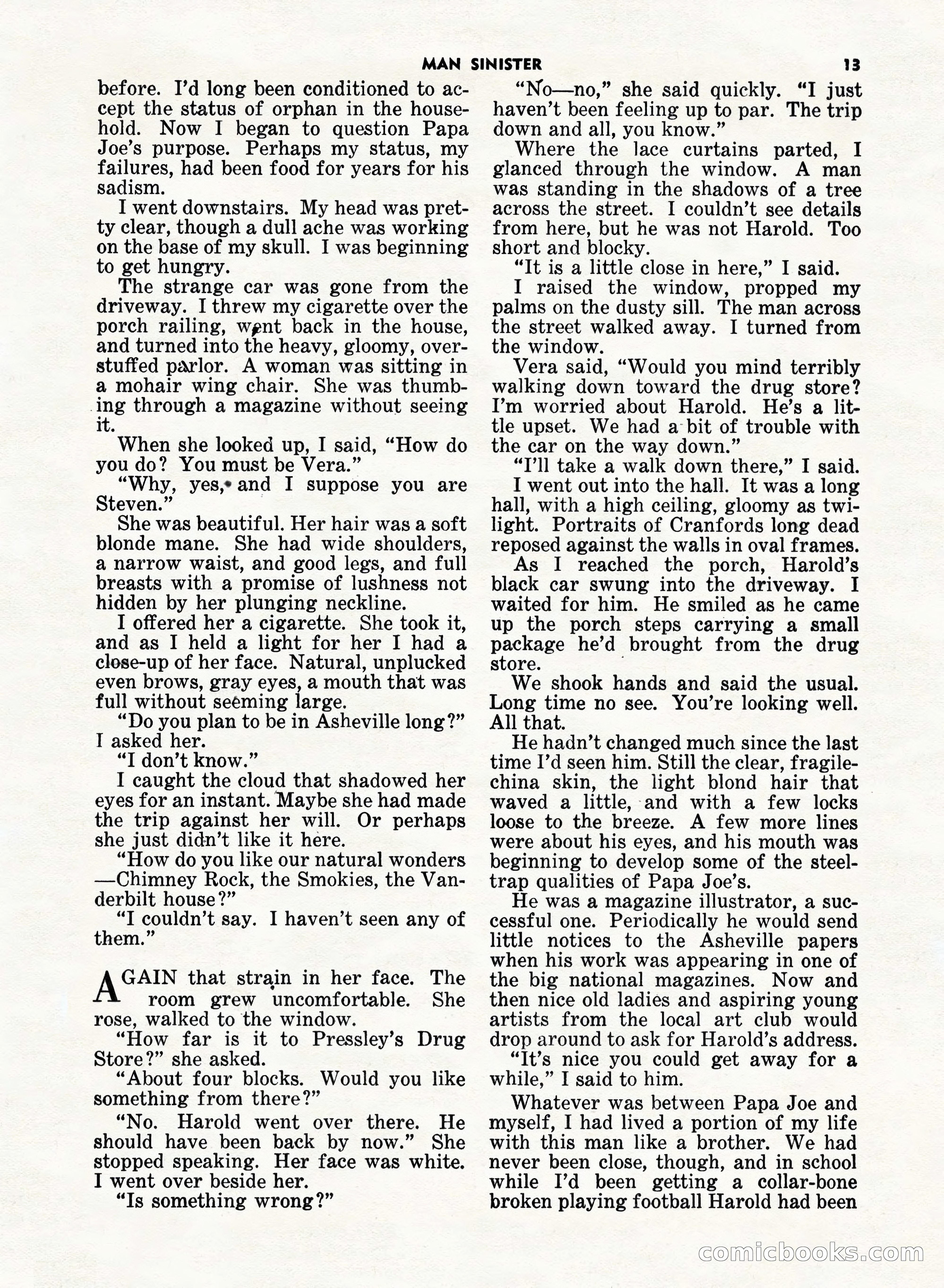 5 Detective Novels Magazine, Fall 1952 — page 13 of 132