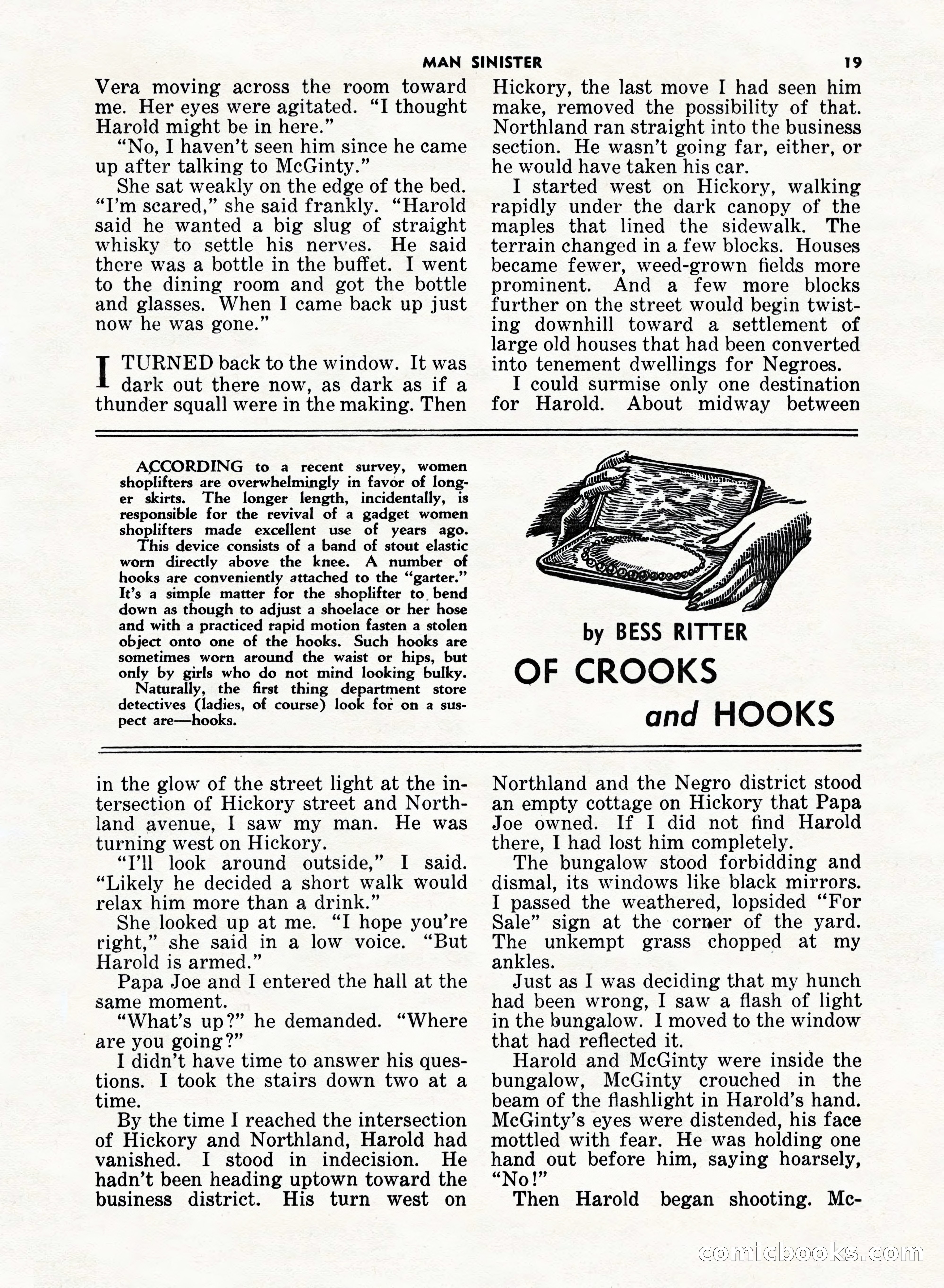 5 Detective Novels Magazine, Fall 1952 — page 19 of 132