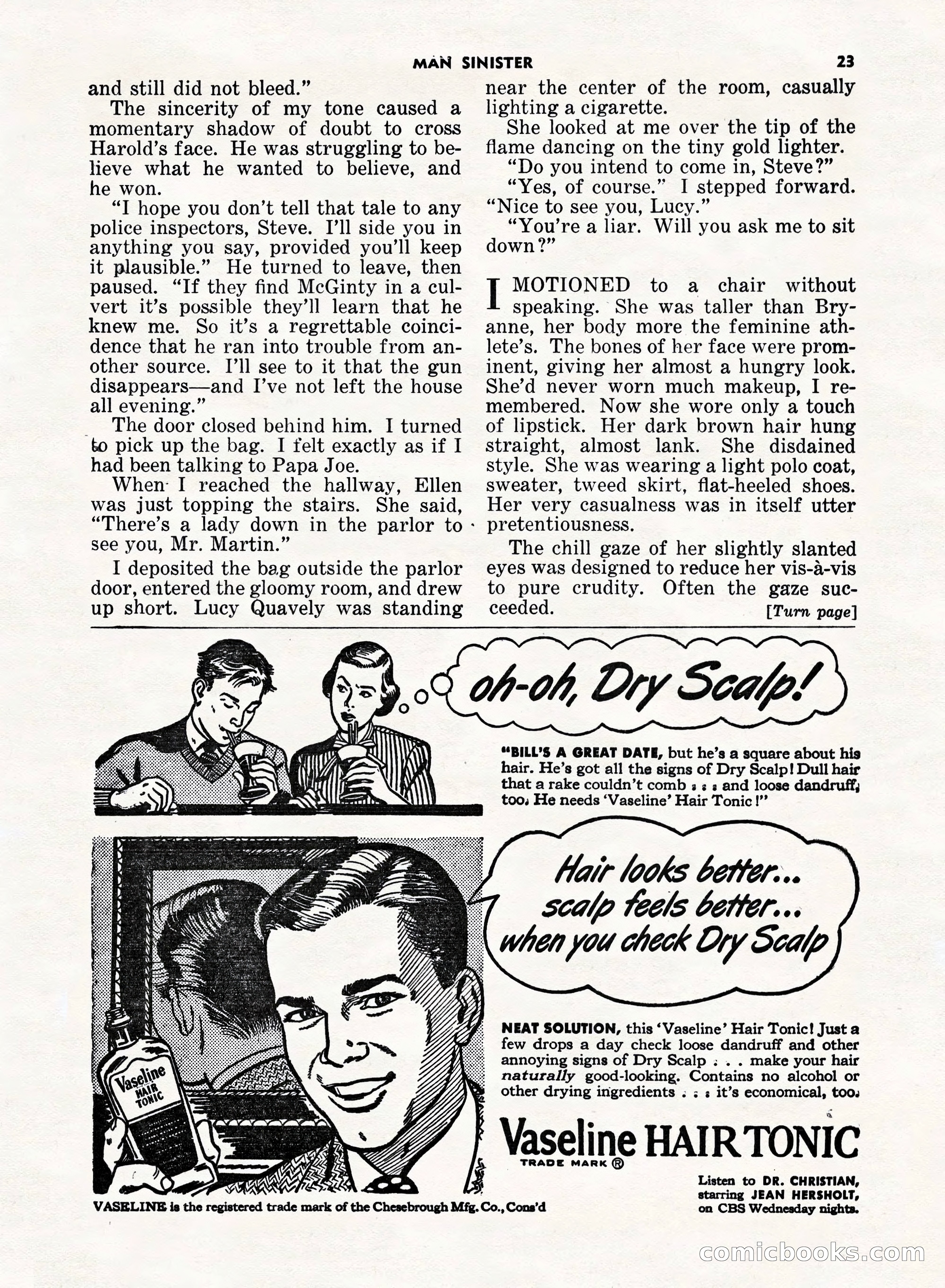 5 Detective Novels Magazine, Fall 1952 — page 23 of 132