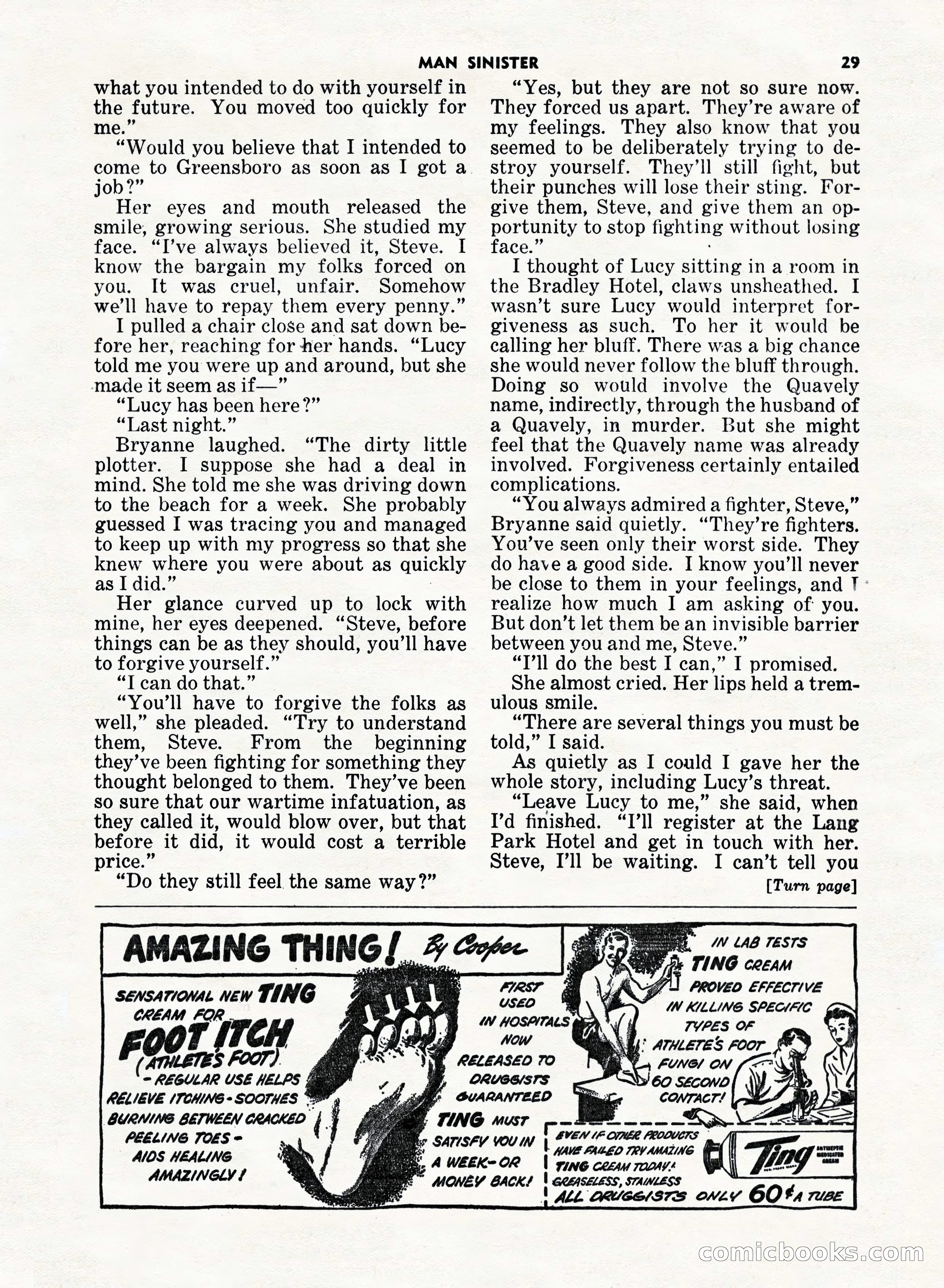 5 Detective Novels Magazine, Fall 1952 — page 29 of 132