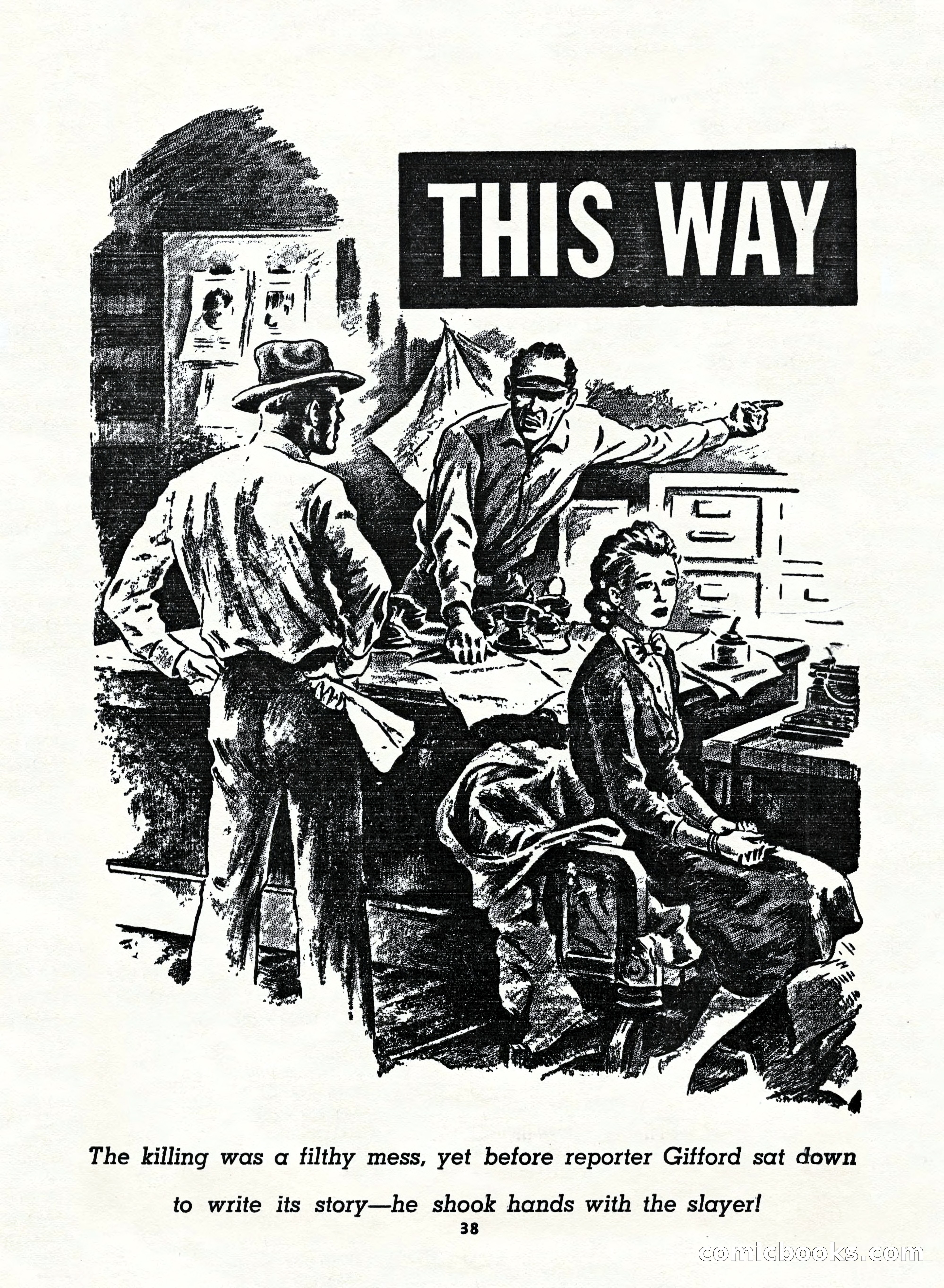 5 Detective Novels Magazine, Fall 1952 — page 38 of 132