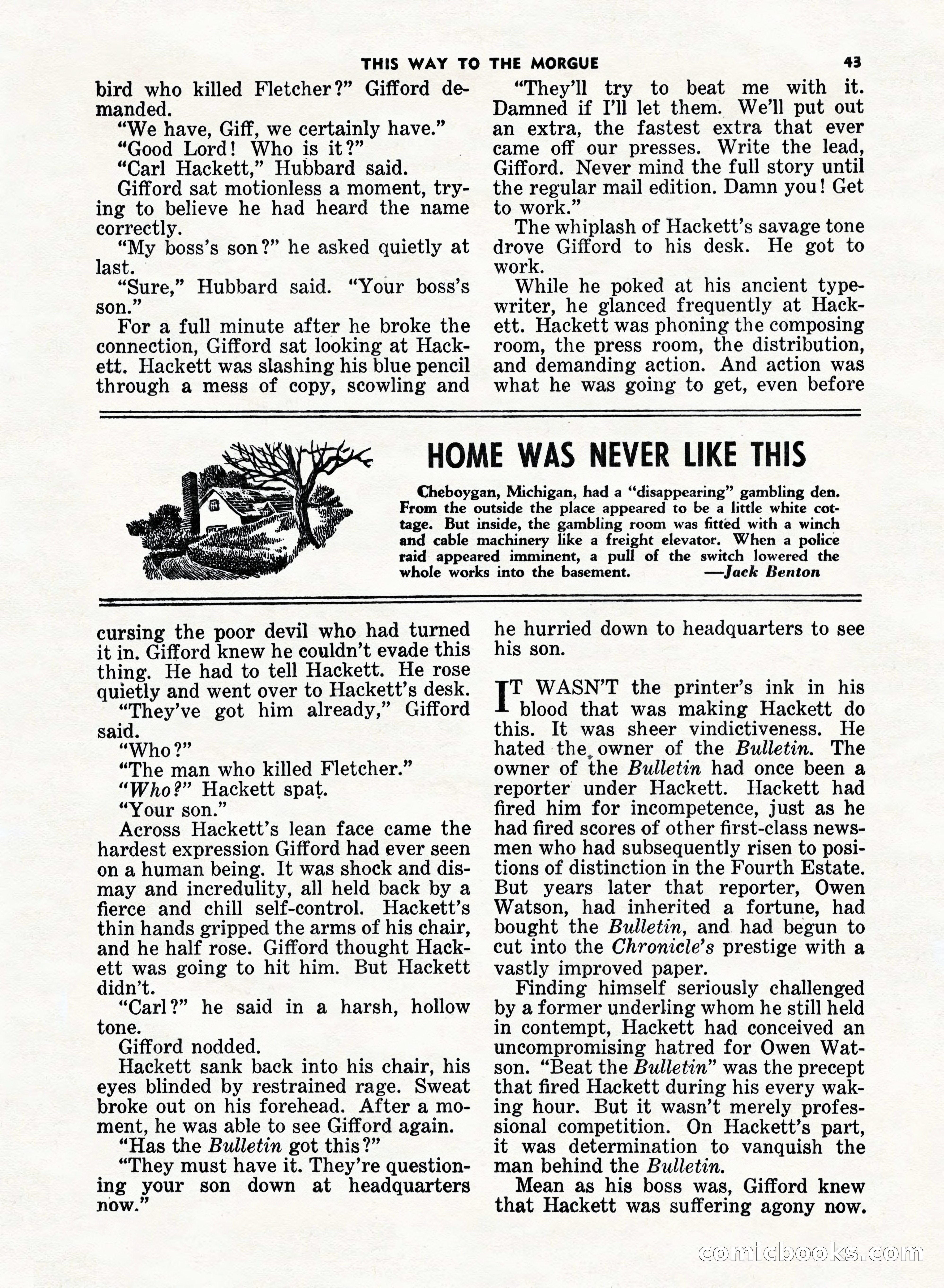 5 Detective Novels Magazine, Fall 1952 — page 43 of 132