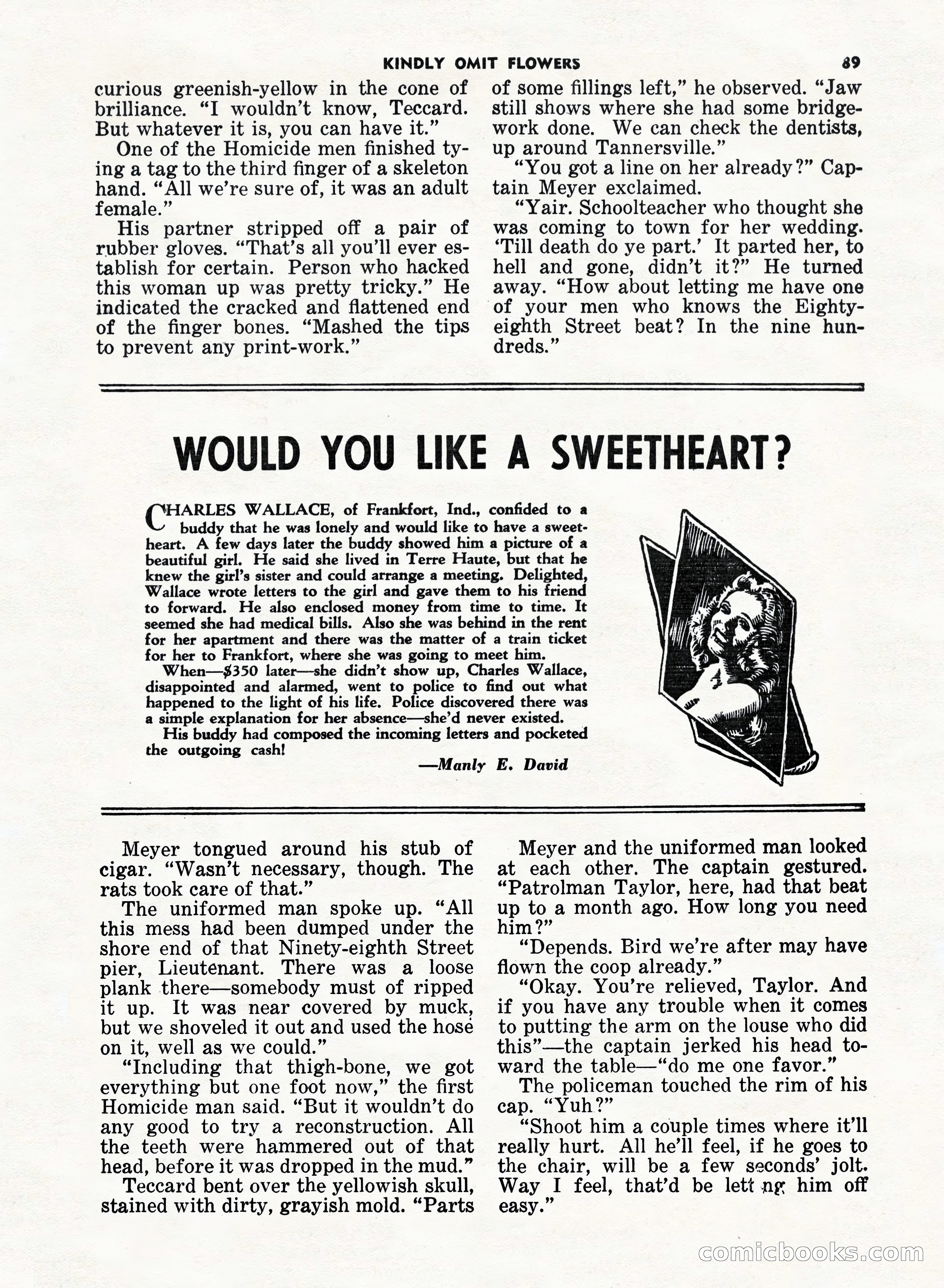 5 Detective Novels Magazine, Fall 1952 — page 89 of 132
