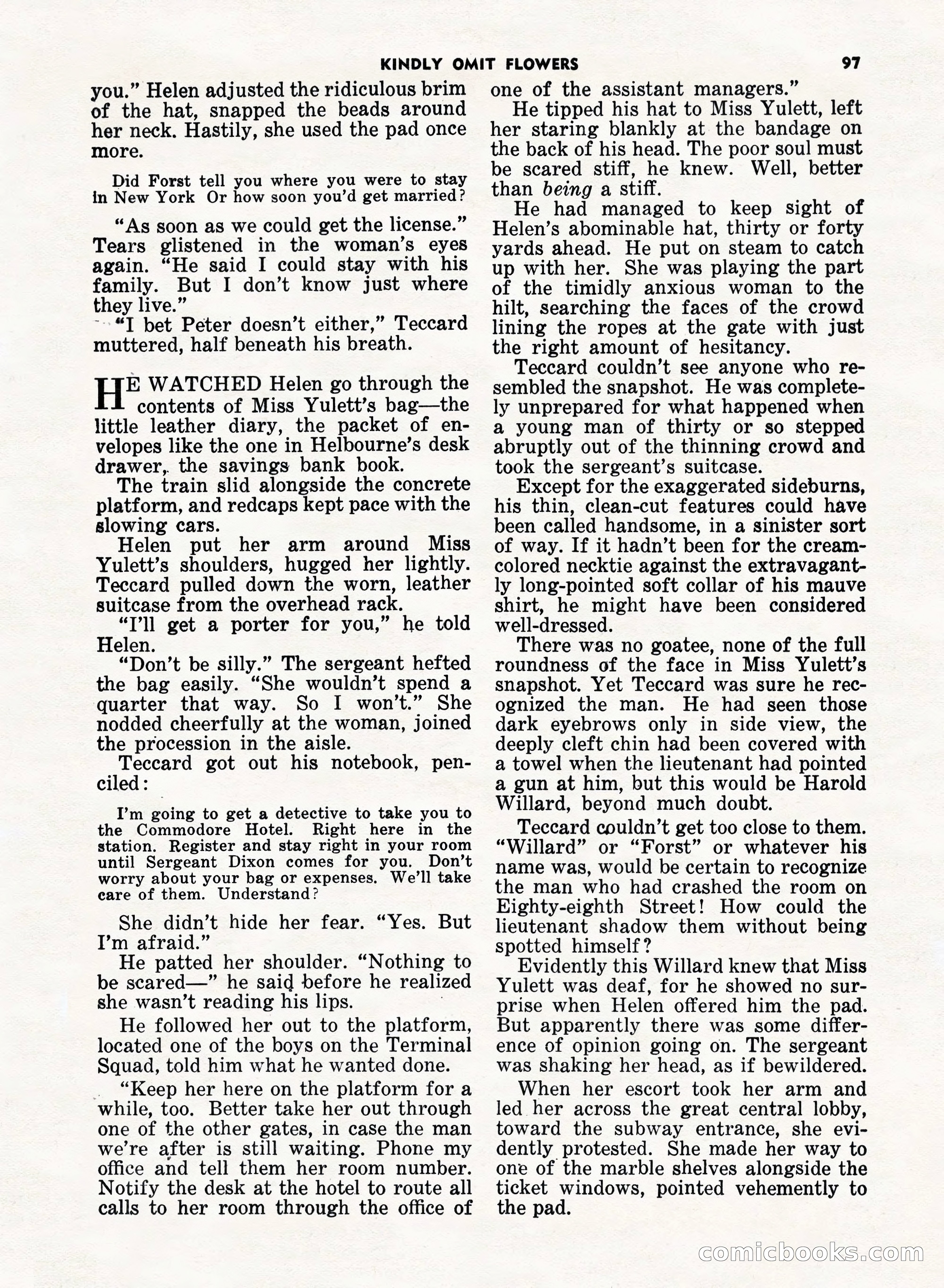 5 Detective Novels Magazine, Fall 1952 — page 97 of 132