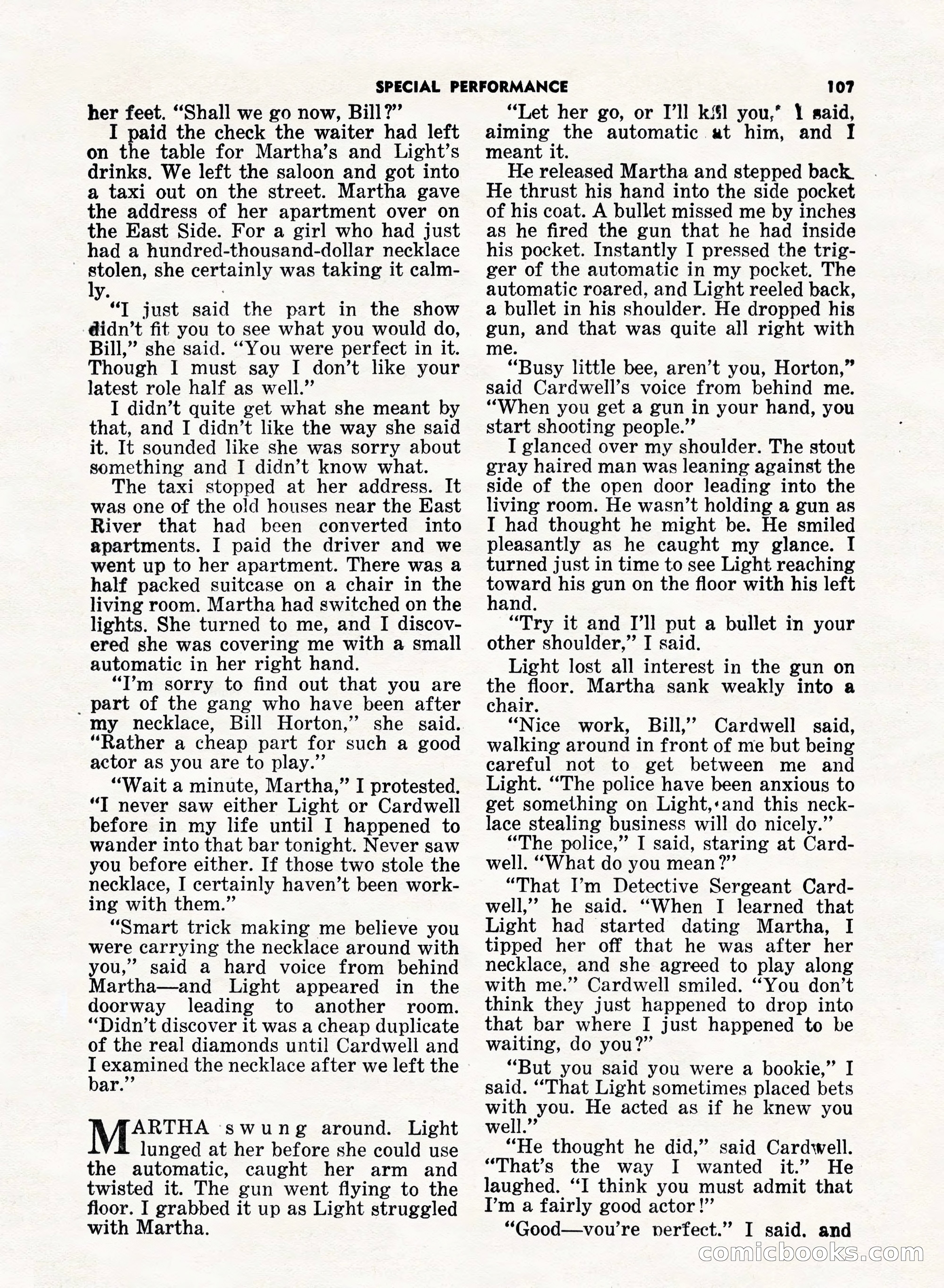 5 Detective Novels Magazine, Fall 1952 — page 107 of 132
