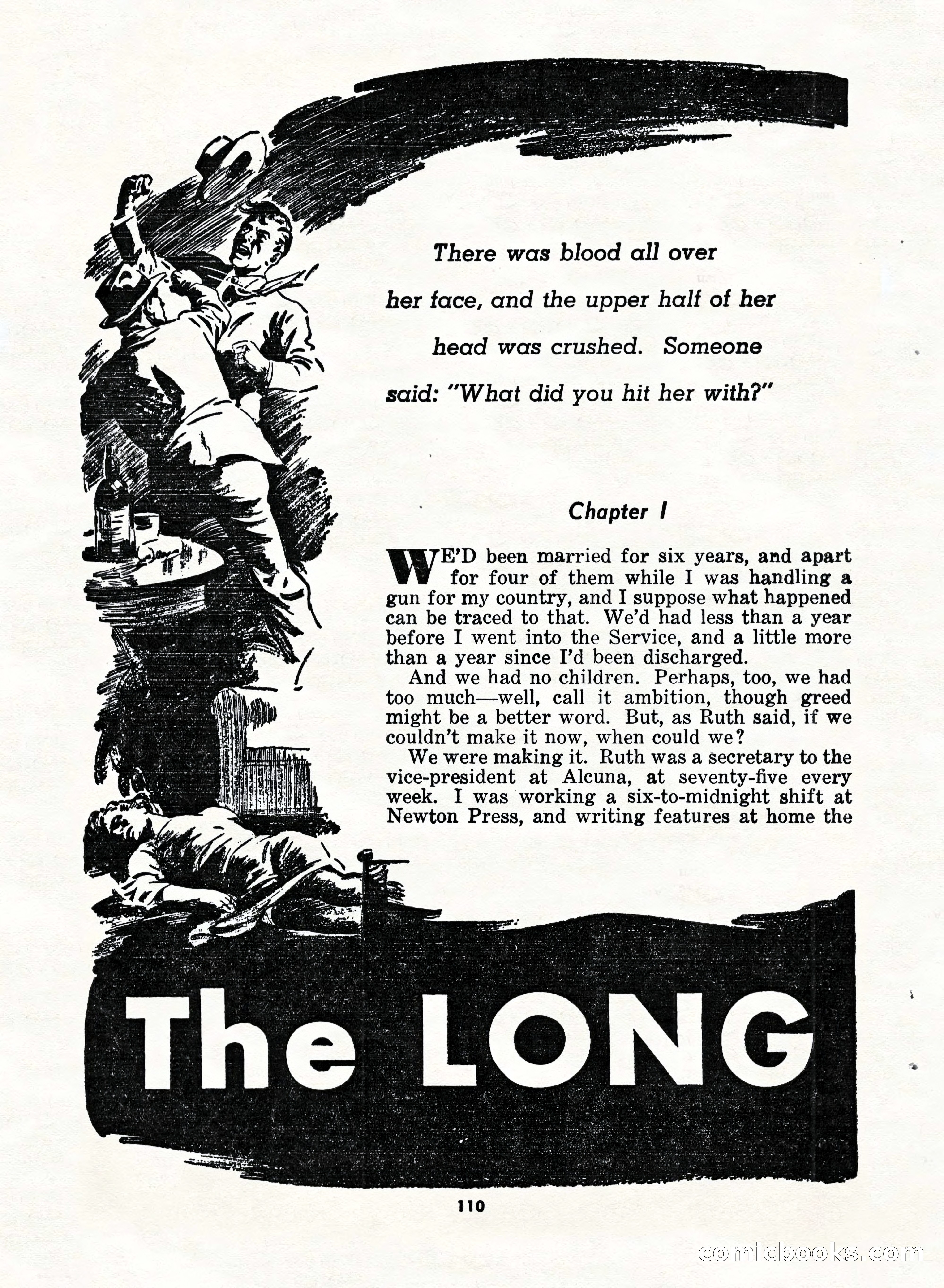 5 Detective Novels Magazine, Fall 1952 — page 110 of 132