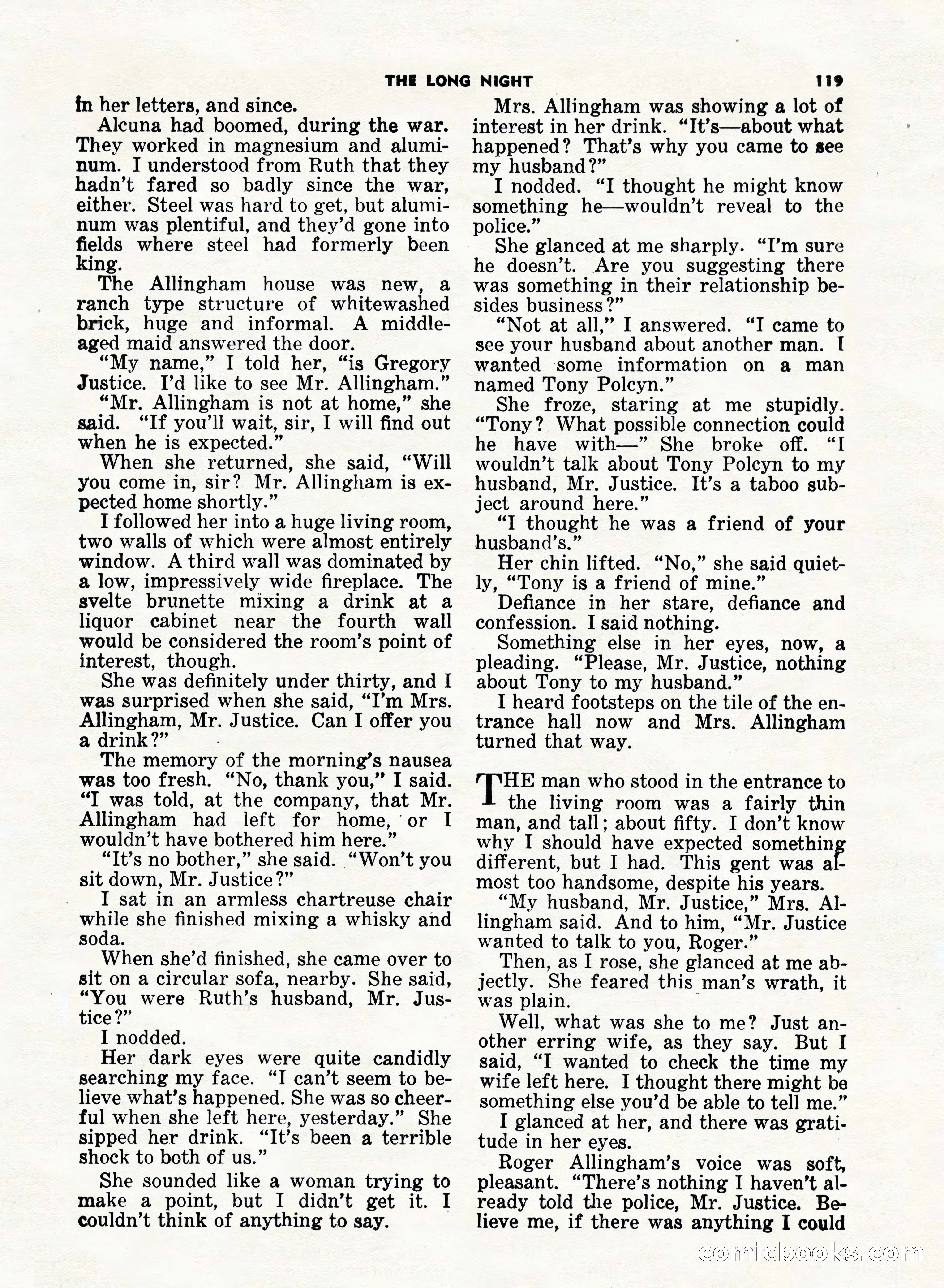 5 Detective Novels Magazine, Fall 1952 — page 119 of 132