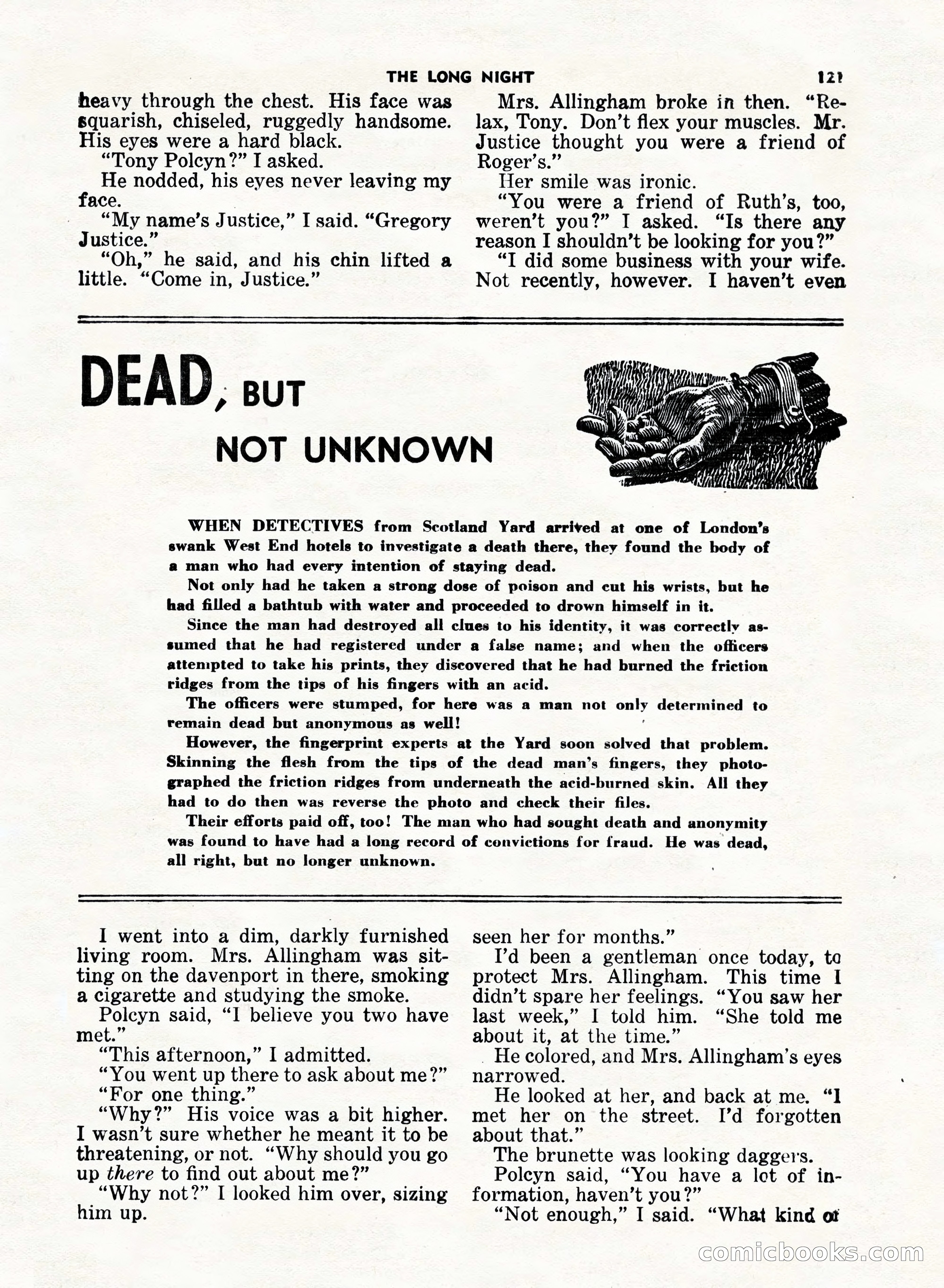 5 Detective Novels Magazine, Fall 1952 — page 121 of 132