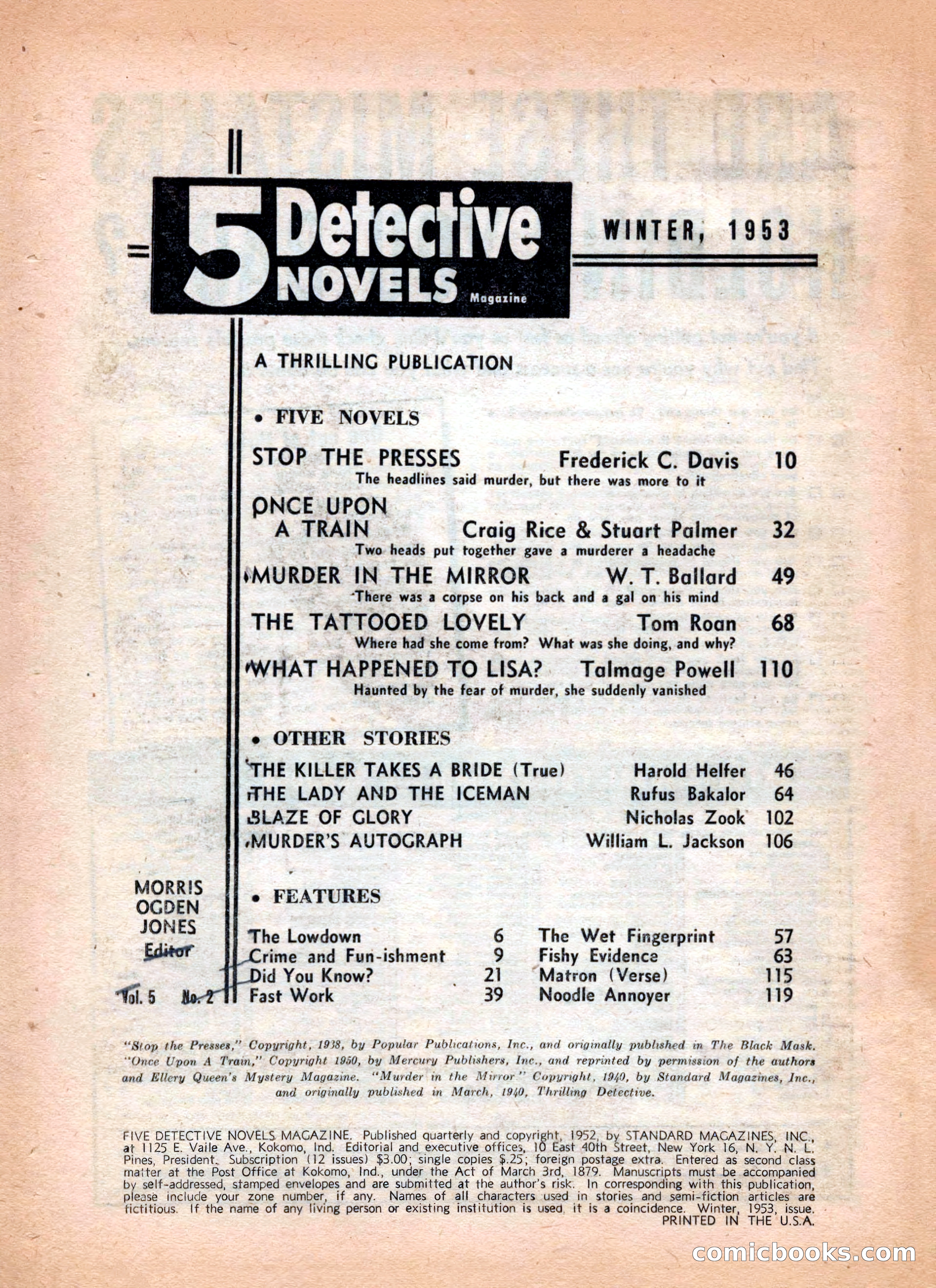 5 Detective Novels Magazine — page 4 of 132