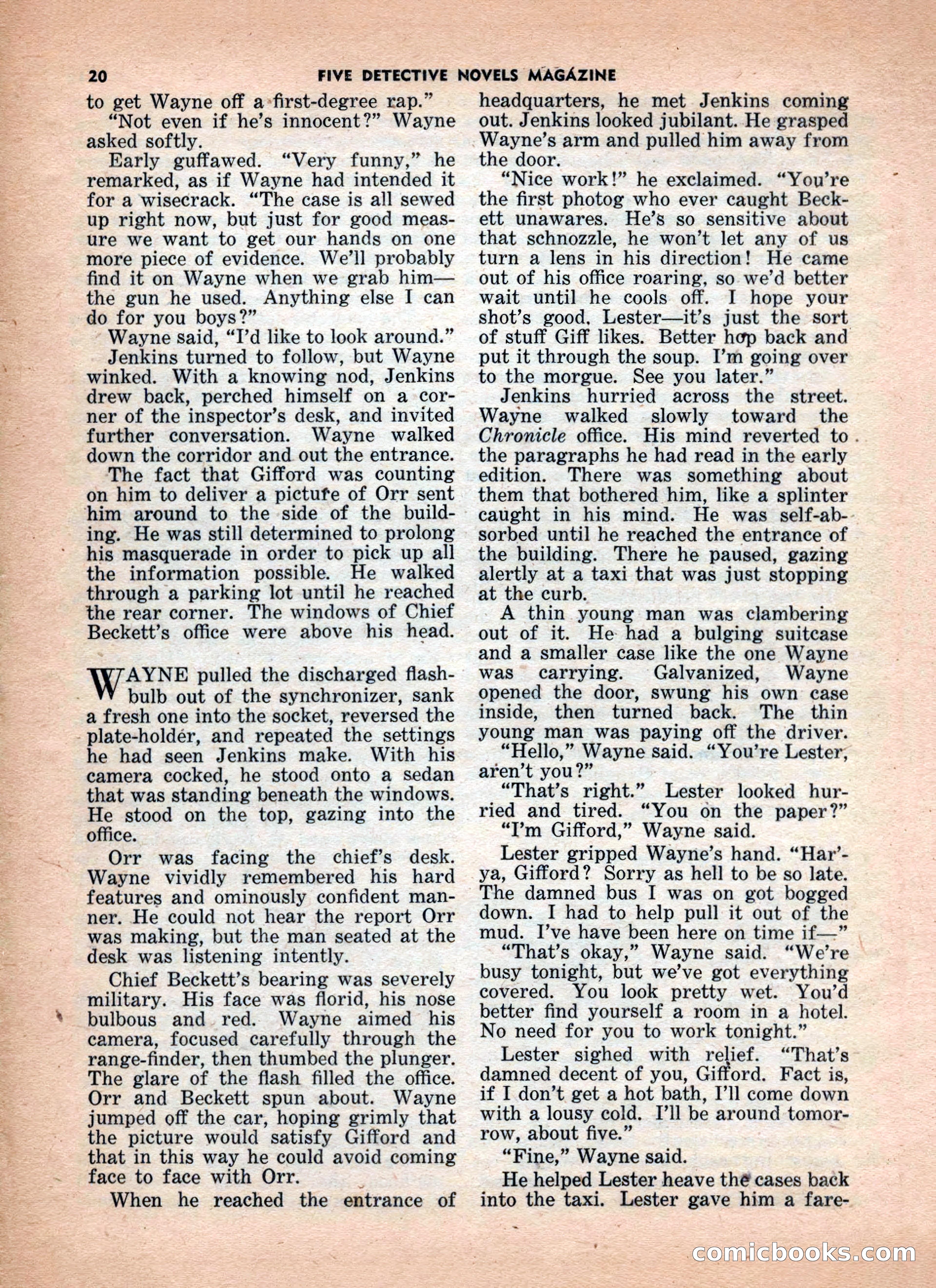 5 Detective Novels Magazine — page 20 of 132