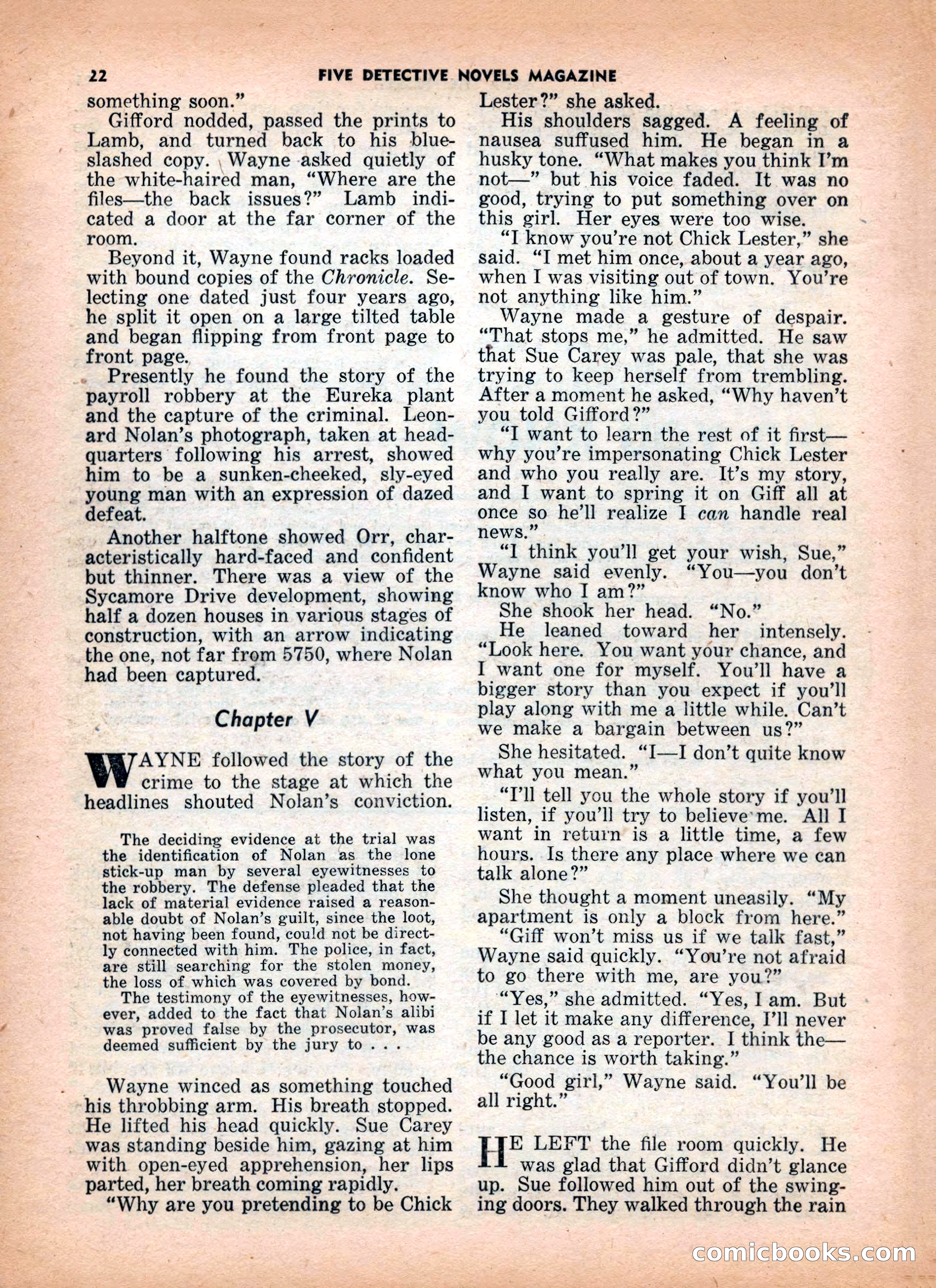 5 Detective Novels Magazine — page 22 of 132
