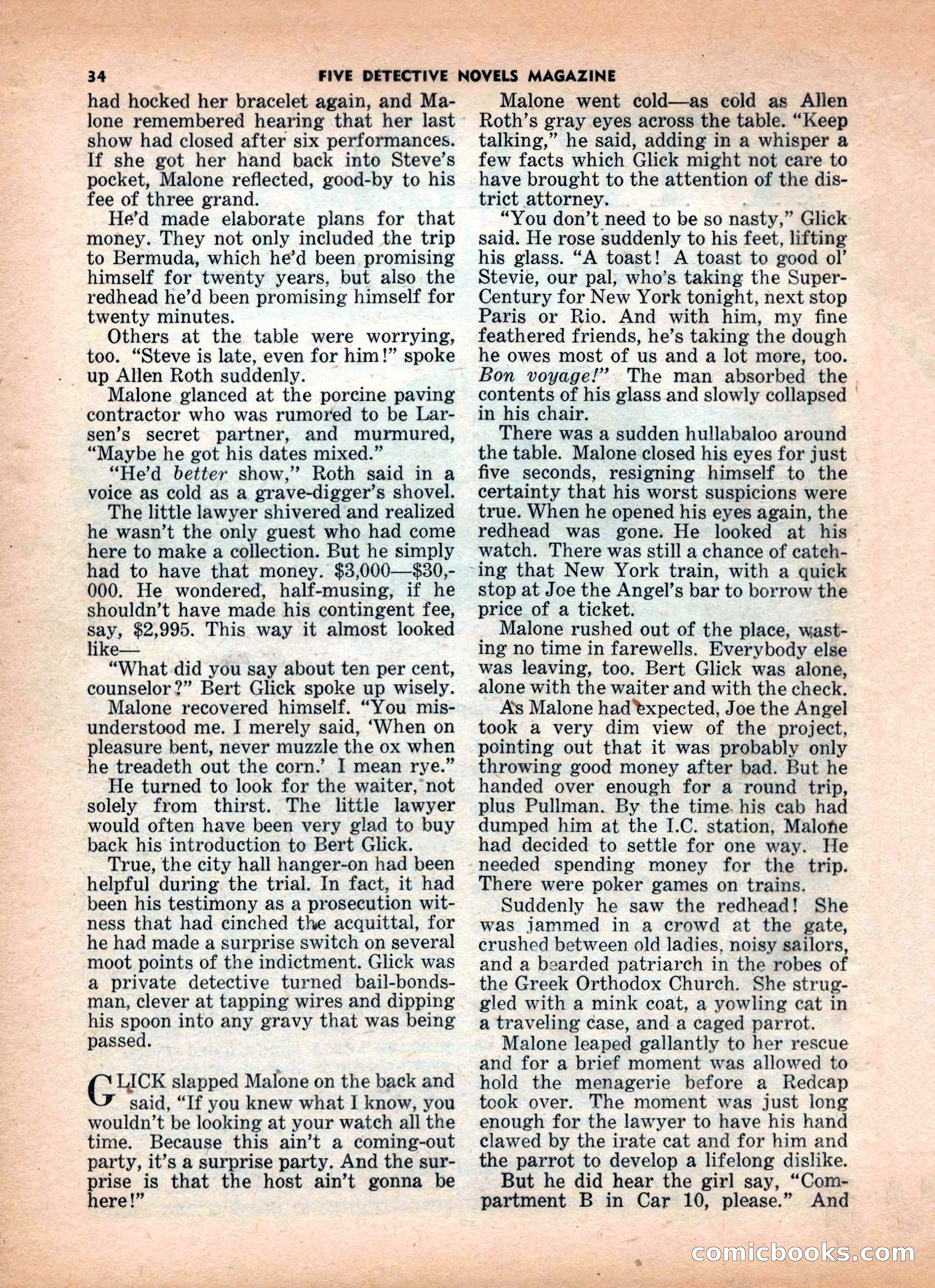 5 Detective Novels Magazine — page 34 of 132