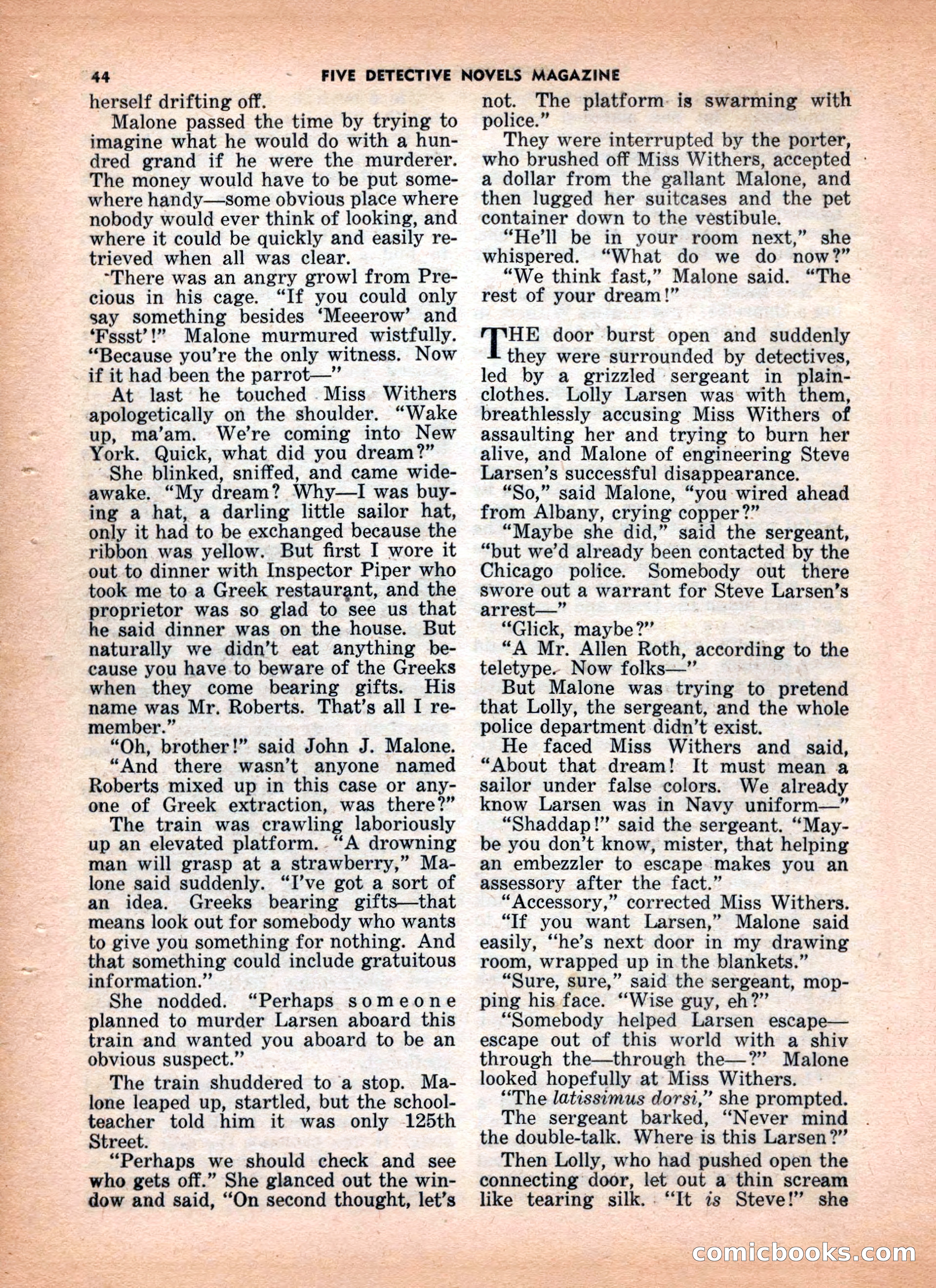 5 Detective Novels Magazine — page 44 of 132