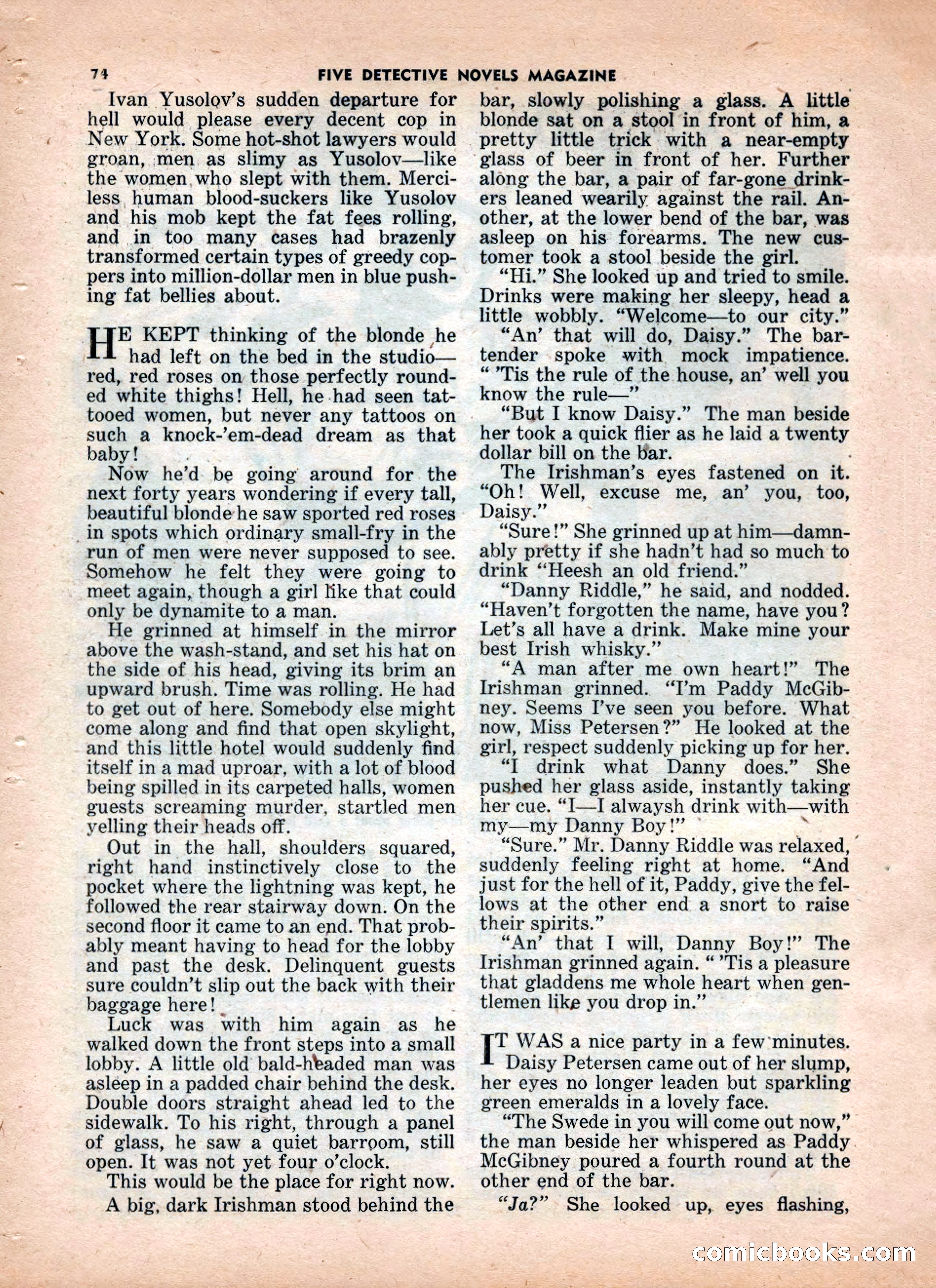 5 Detective Novels Magazine — page 74 of 132