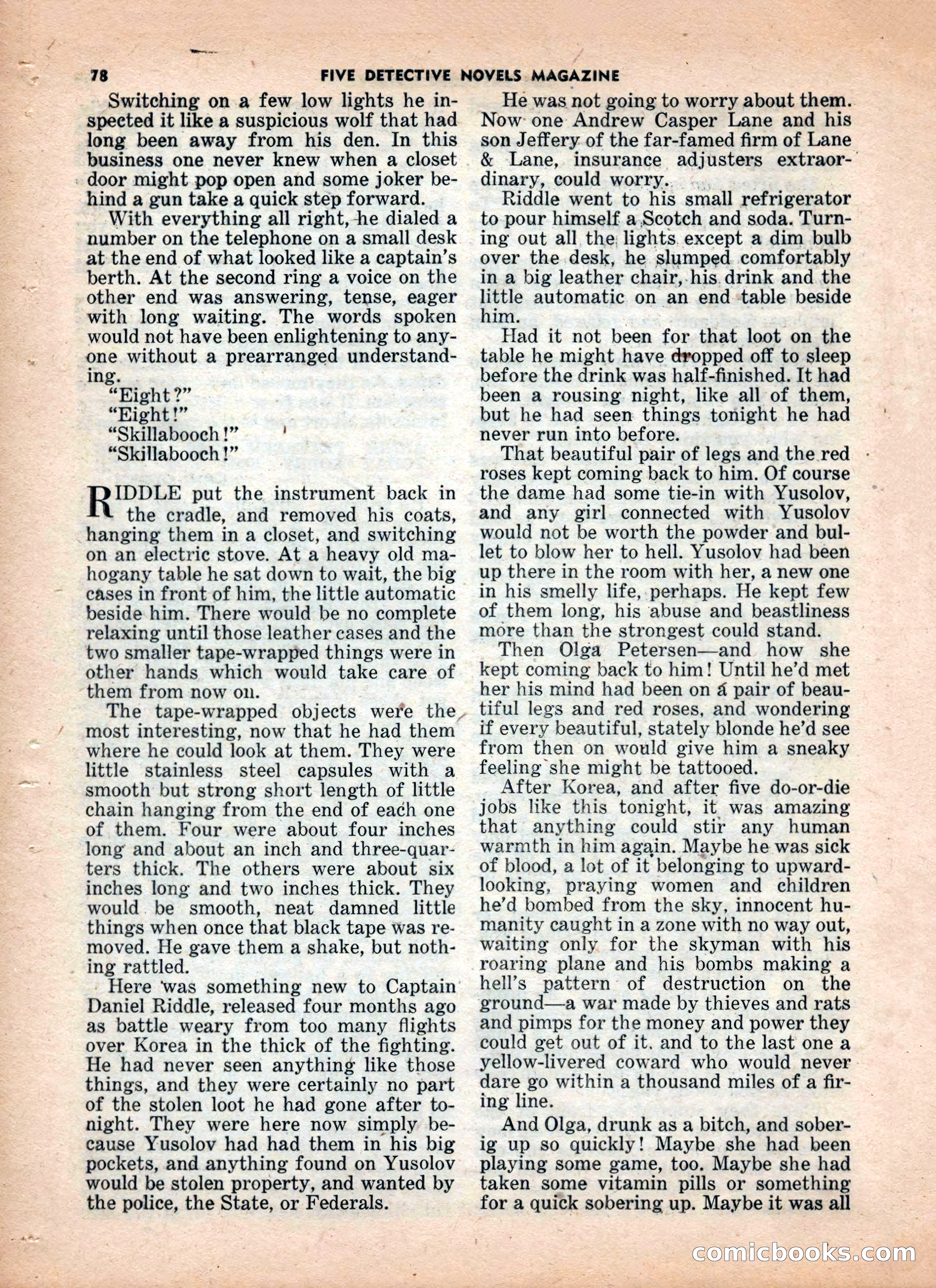 5 Detective Novels Magazine — page 78 of 132