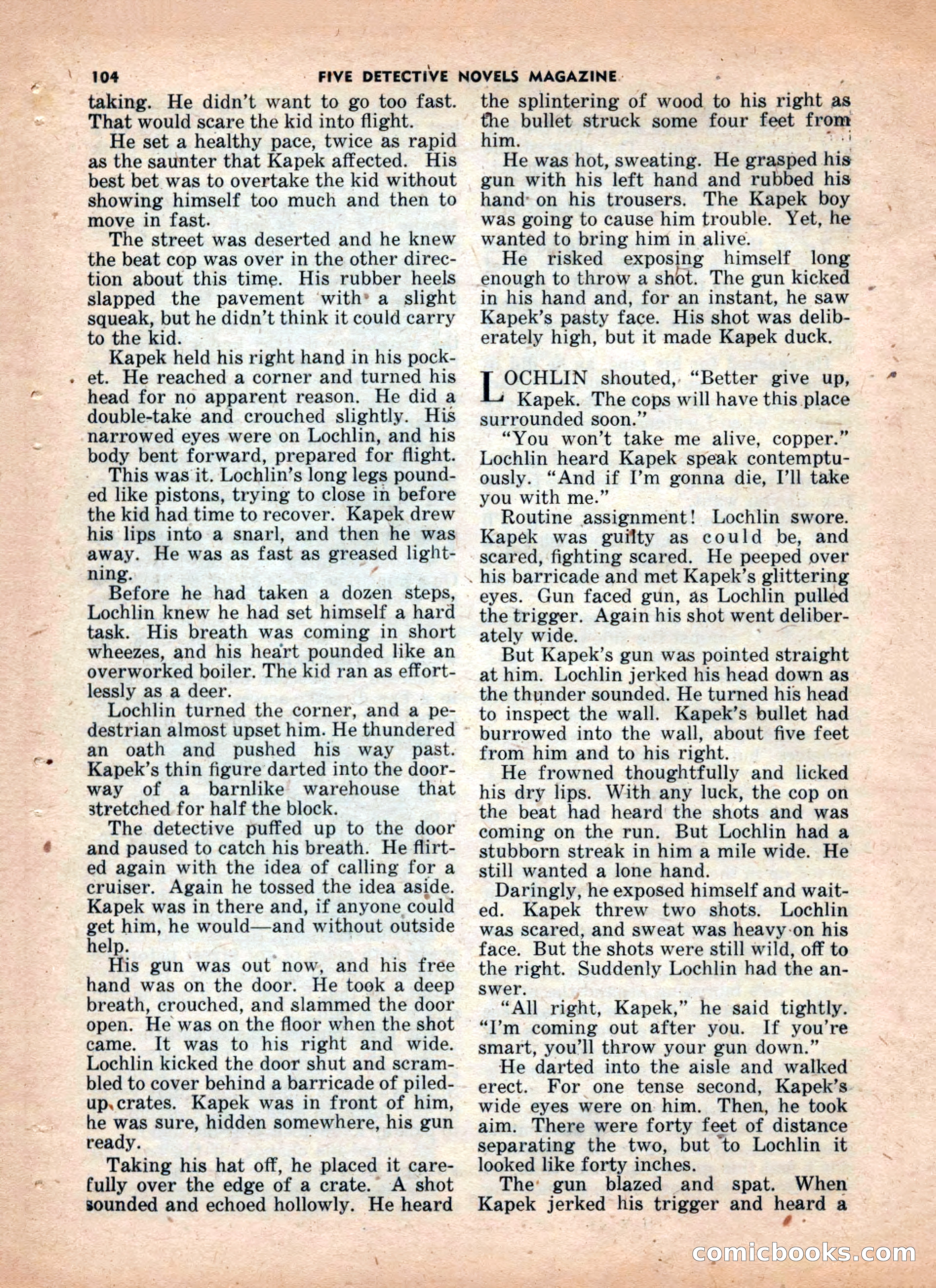 5 Detective Novels Magazine — page 104 of 132