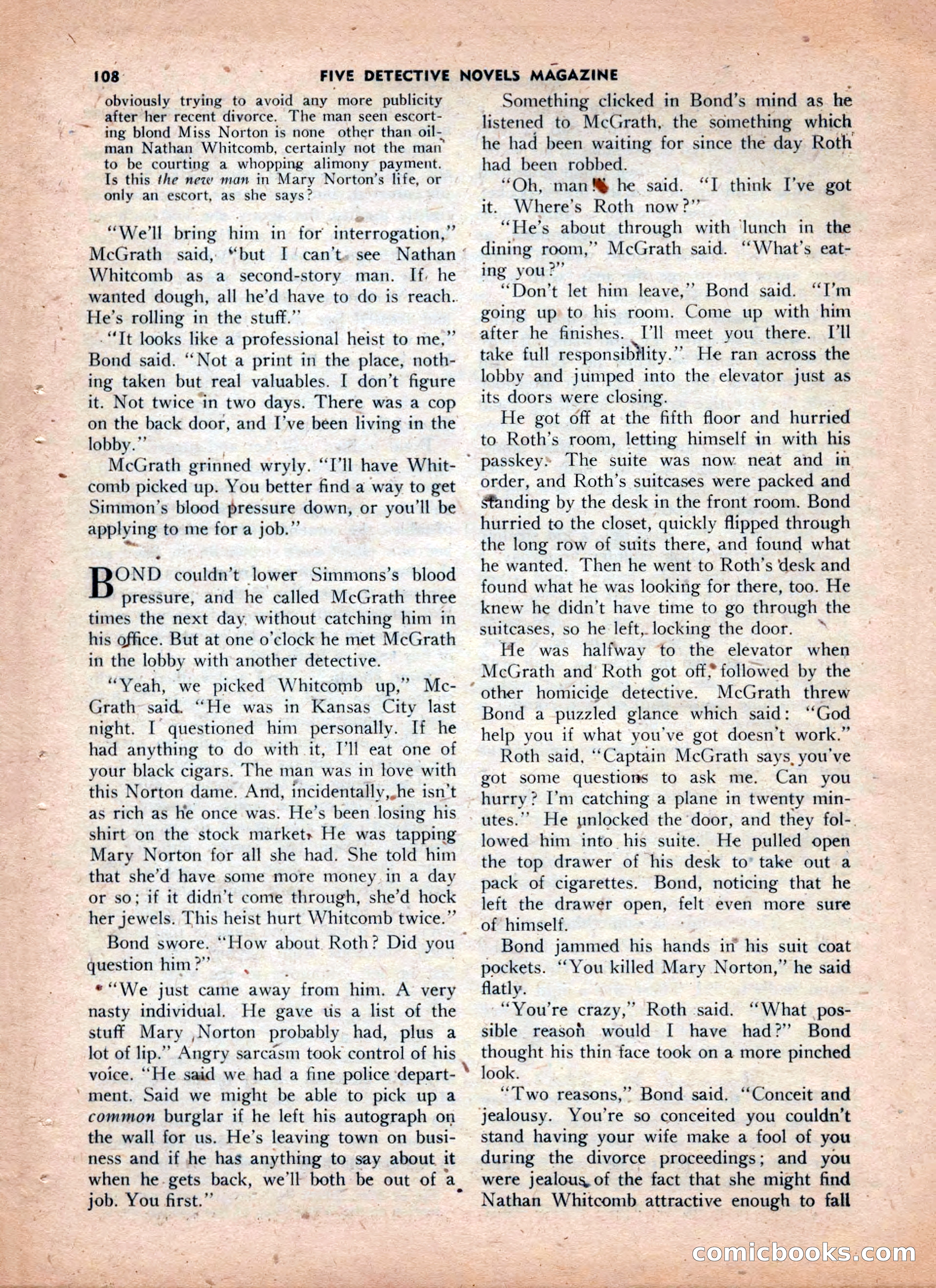 5 Detective Novels Magazine — page 108 of 132