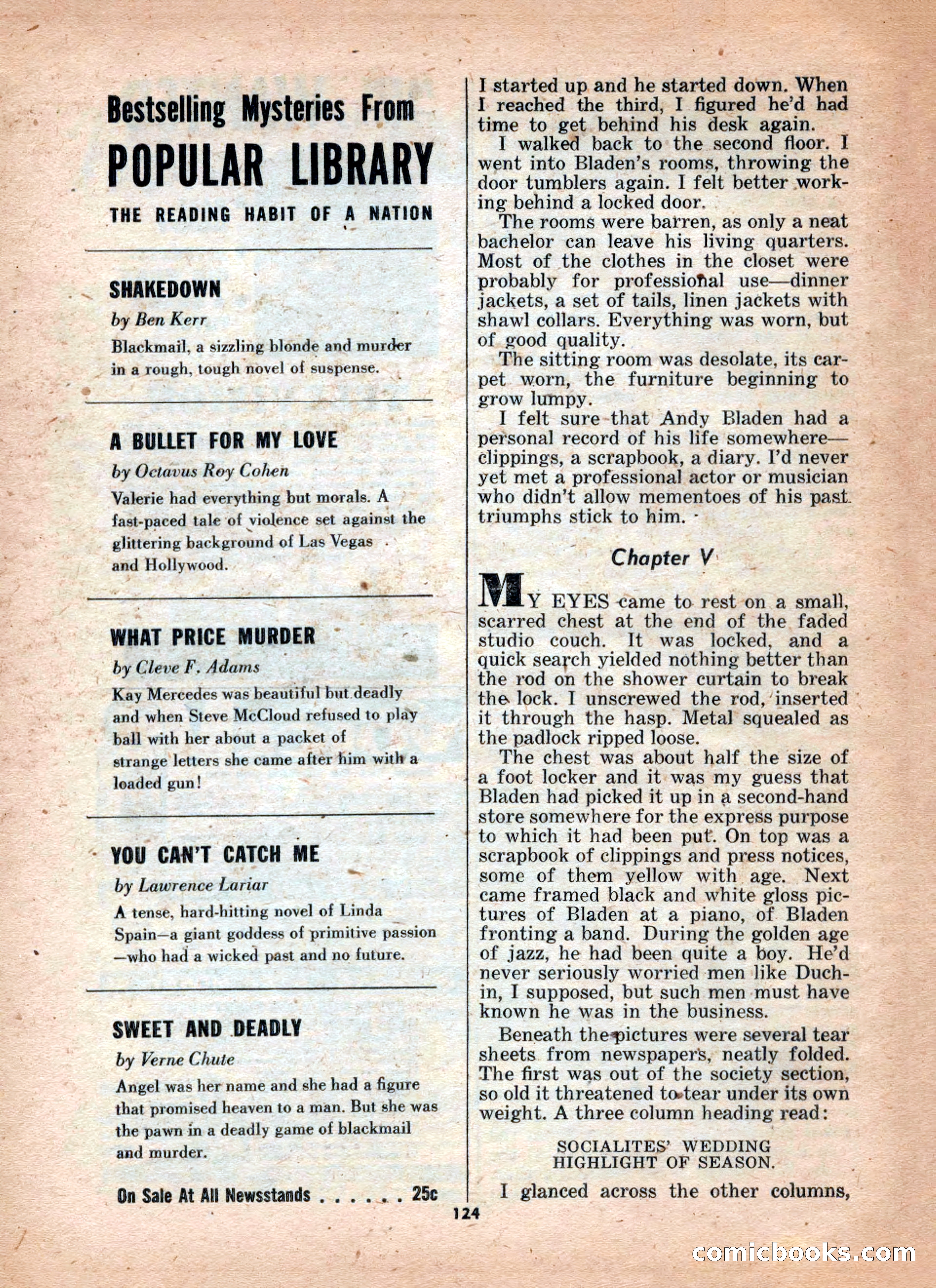 5 Detective Novels Magazine — page 124 of 132