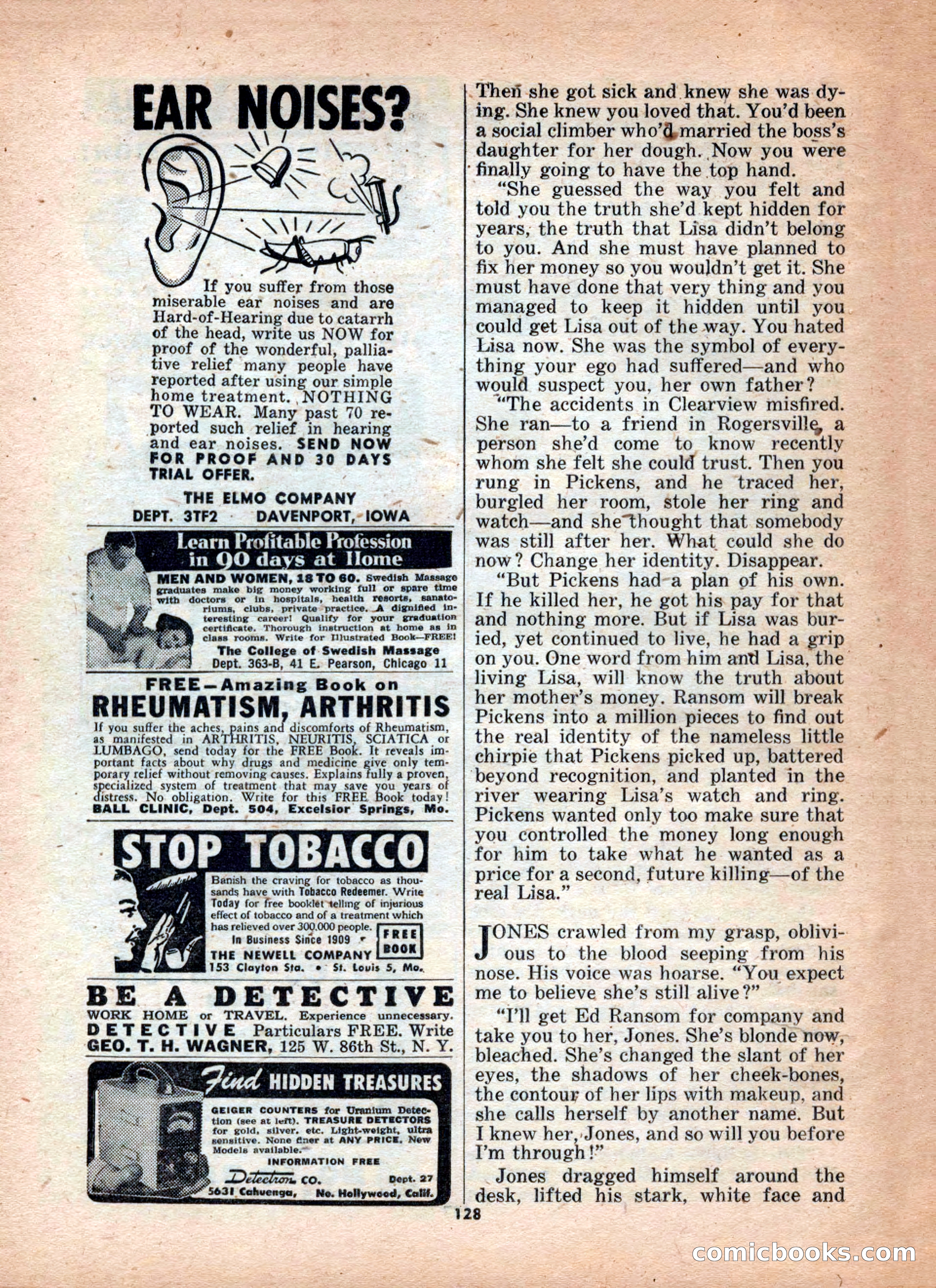 5 Detective Novels Magazine — page 128 of 132