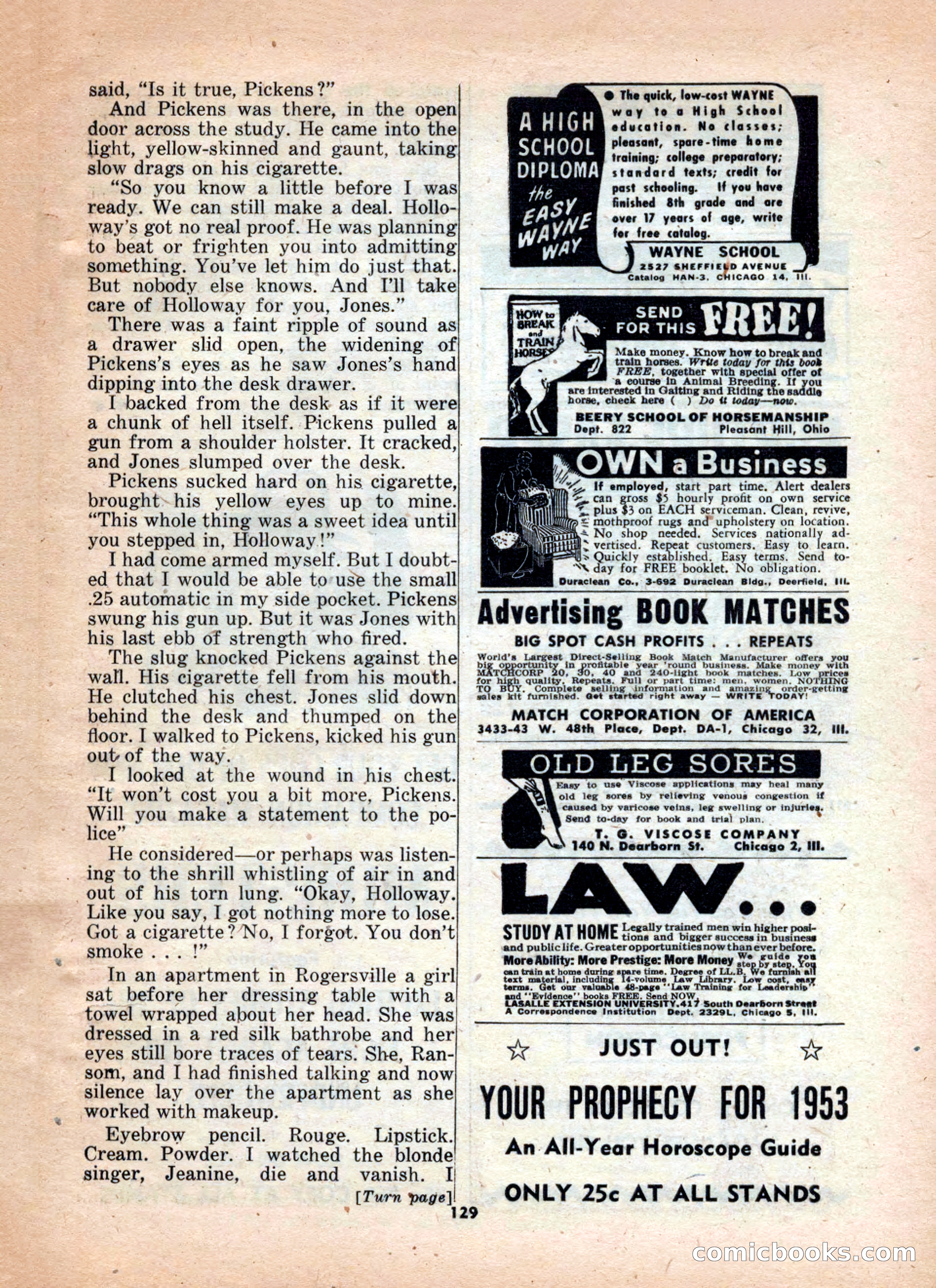 5 Detective Novels Magazine — page 129 of 132