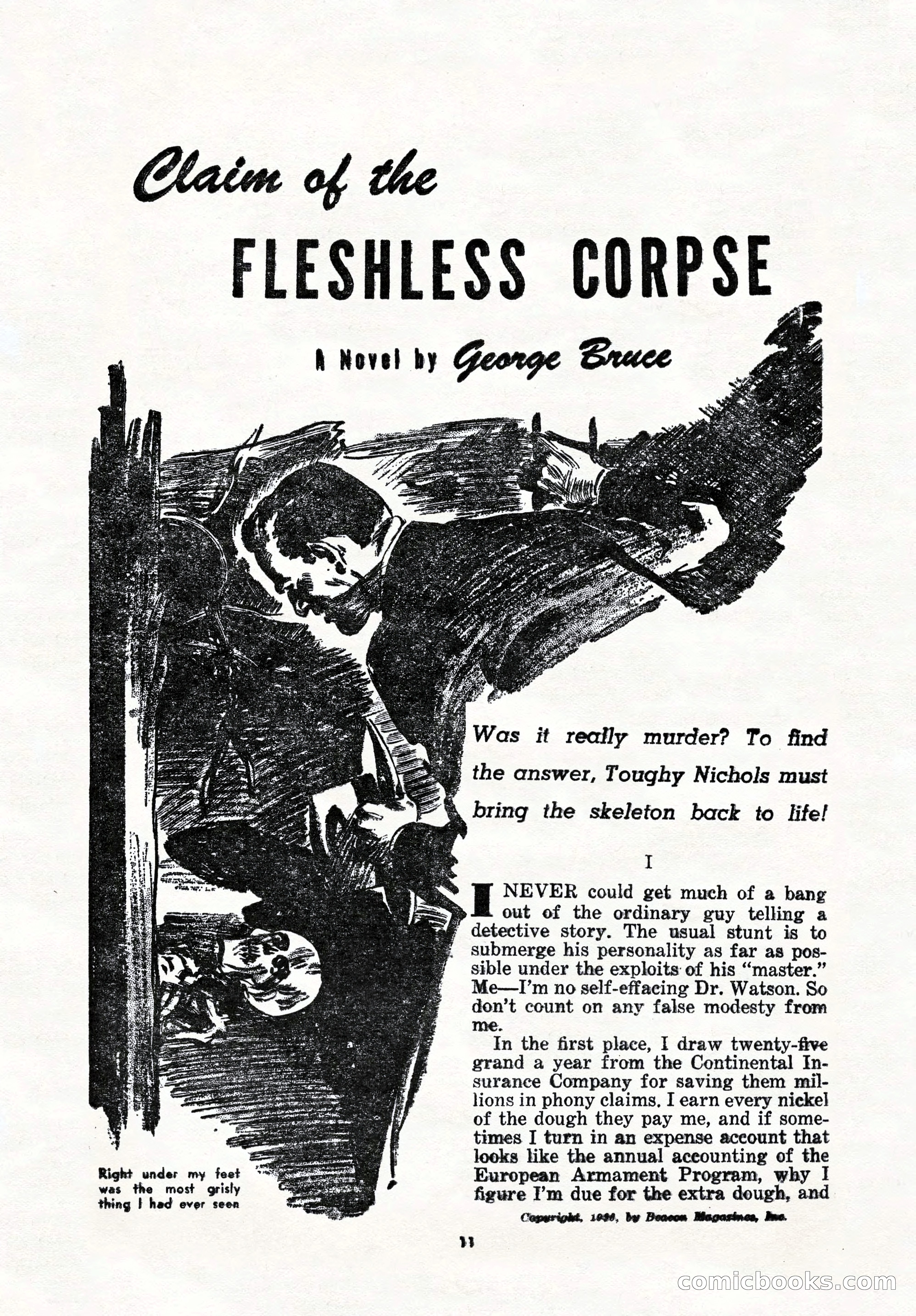 5 Detective Novels Magazine, Winter 1950 — page 11 of 148