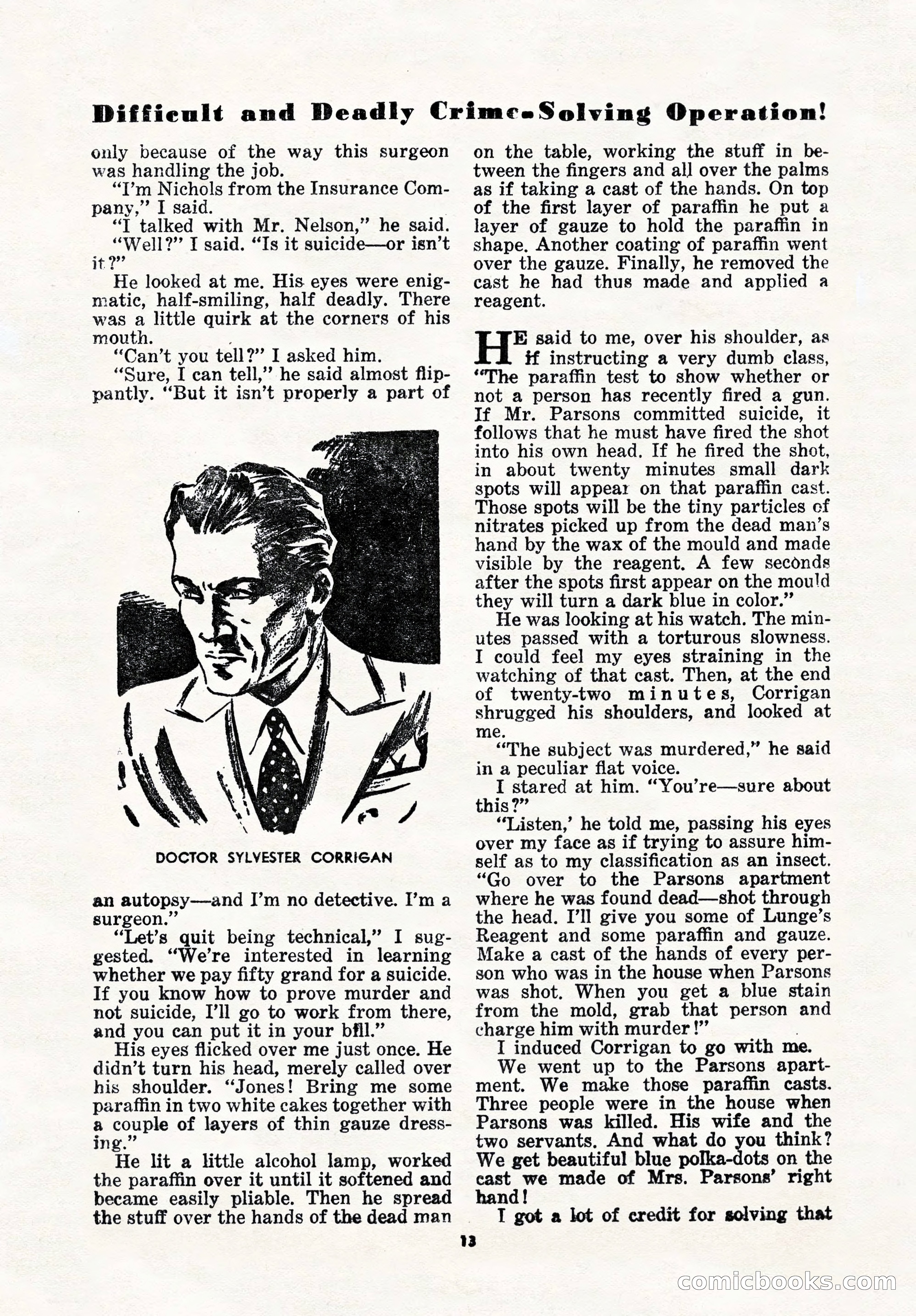 5 Detective Novels Magazine, Winter 1950 — page 13 of 148