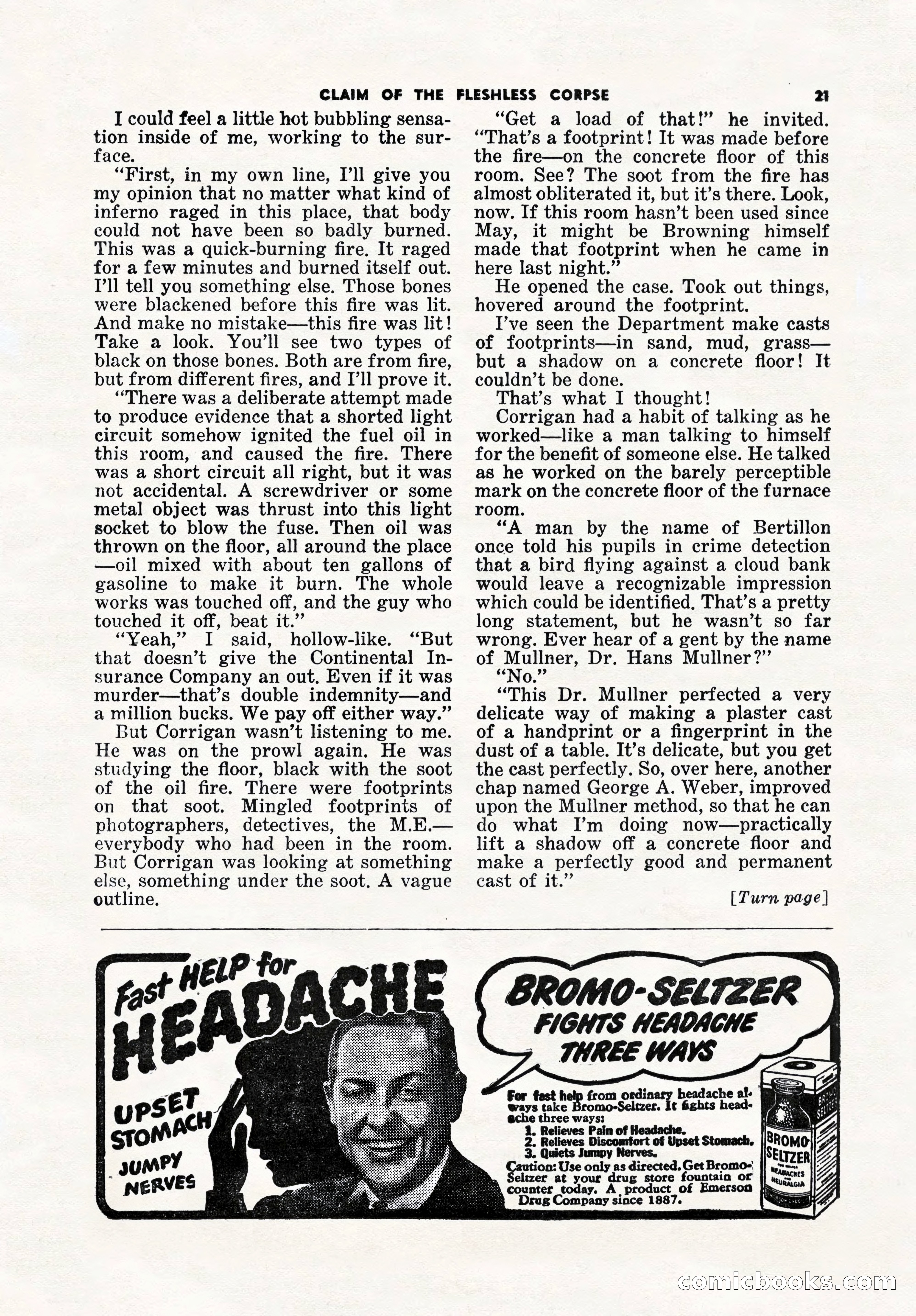 5 Detective Novels Magazine, Winter 1950 — page 21 of 148