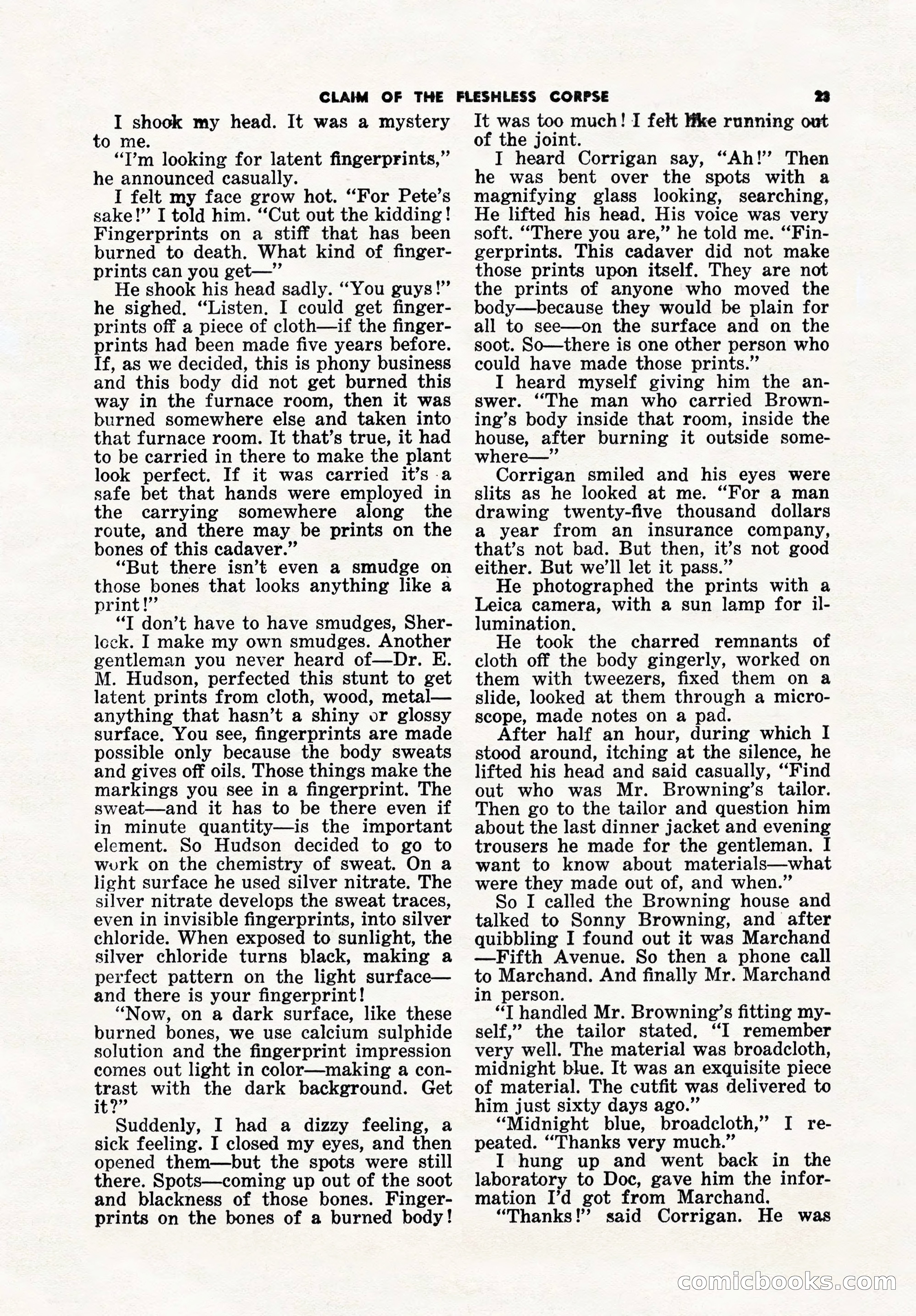 5 Detective Novels Magazine, Winter 1950 — page 23 of 148