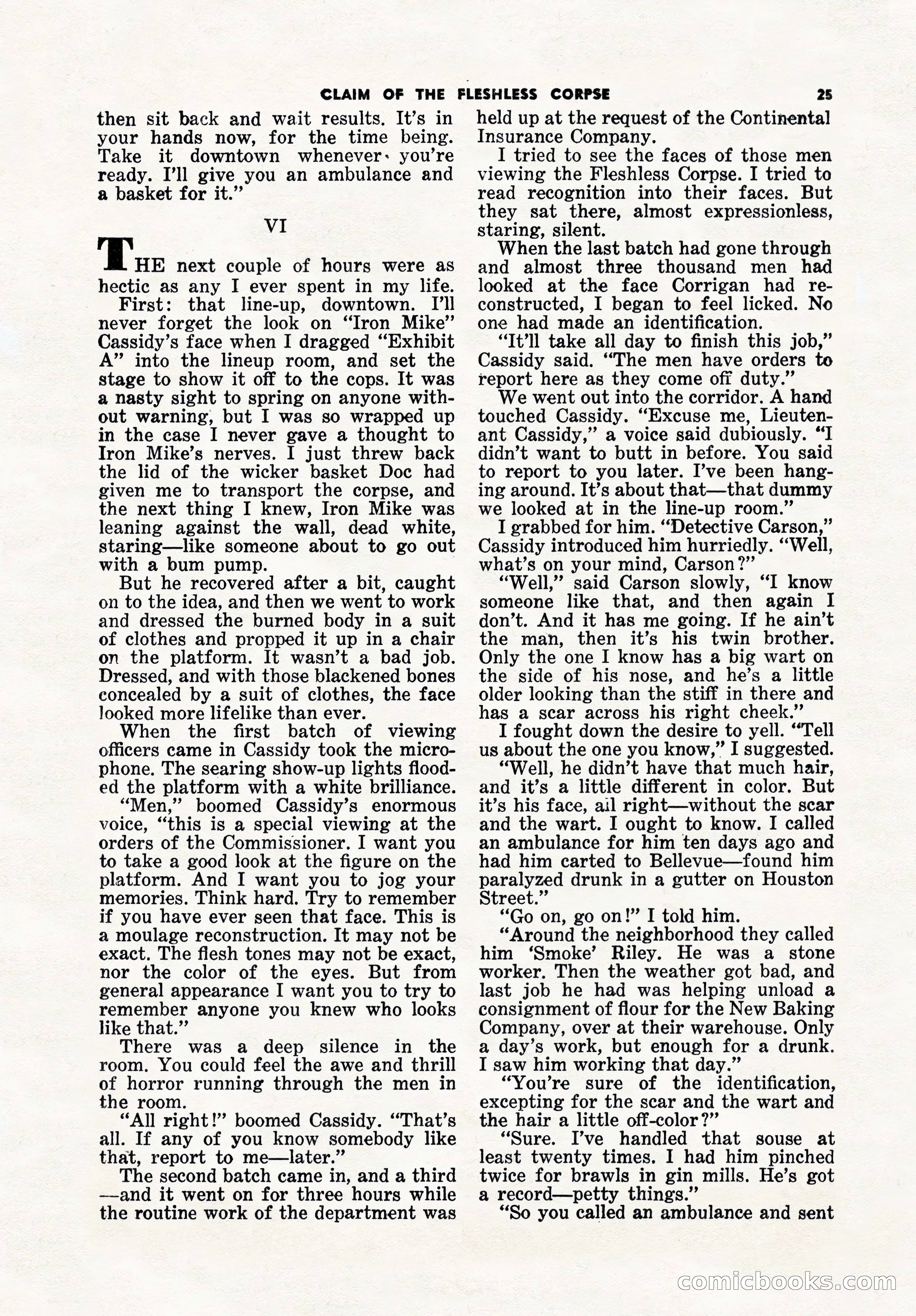 5 Detective Novels Magazine, Winter 1950 — page 25 of 148