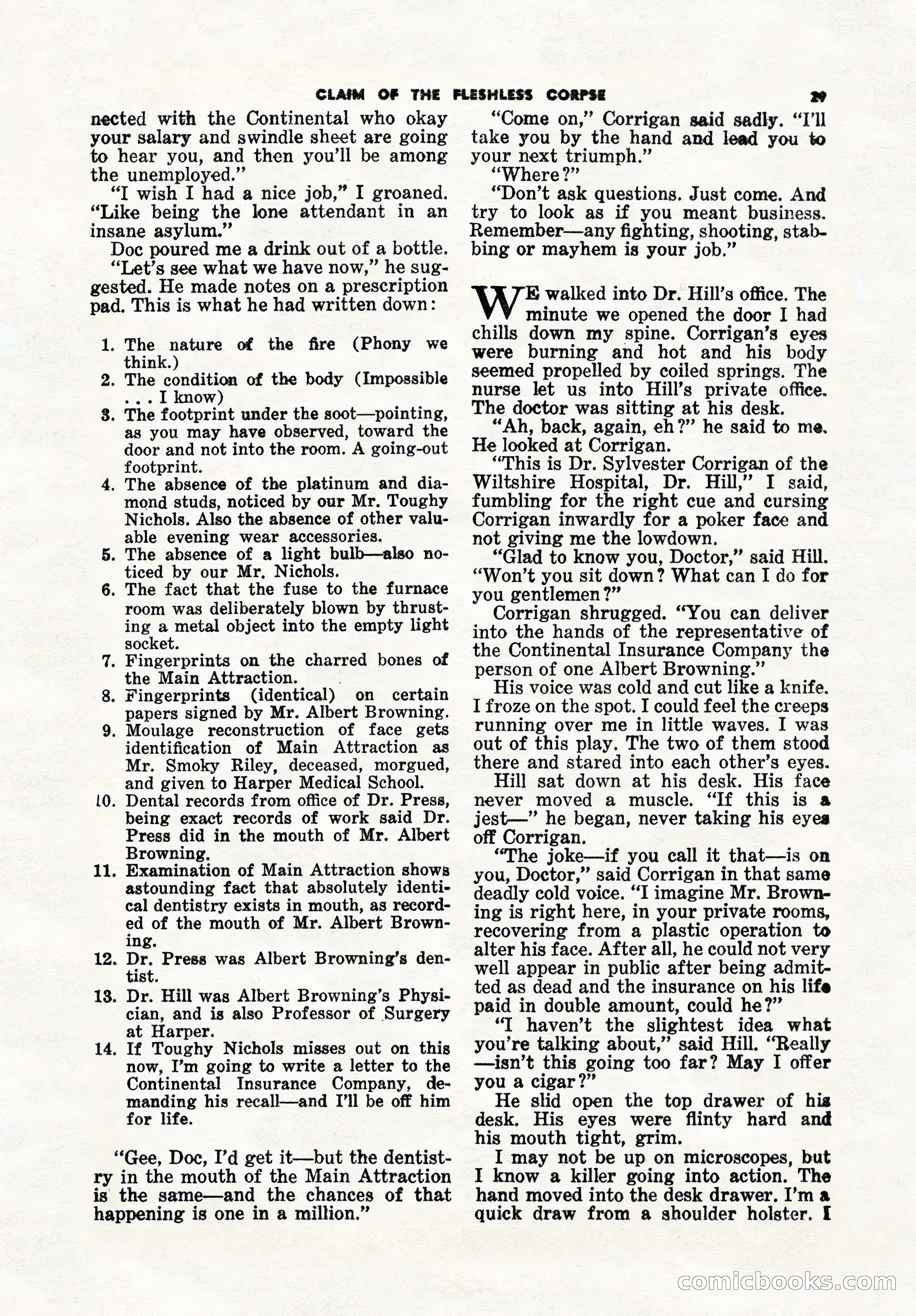 5 Detective Novels Magazine, Winter 1950 — page 29 of 148