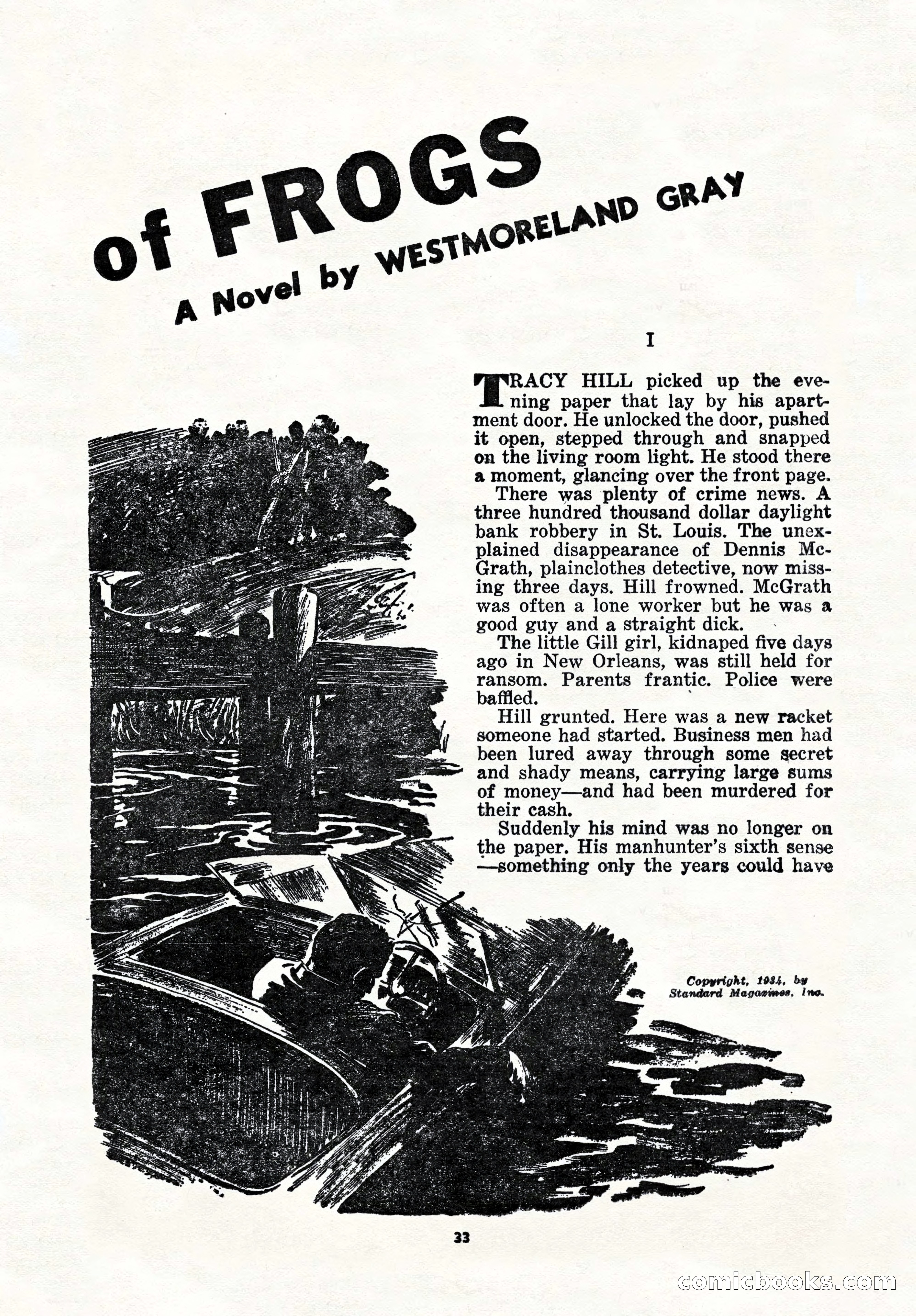 5 Detective Novels Magazine, Winter 1950 — page 33 of 148