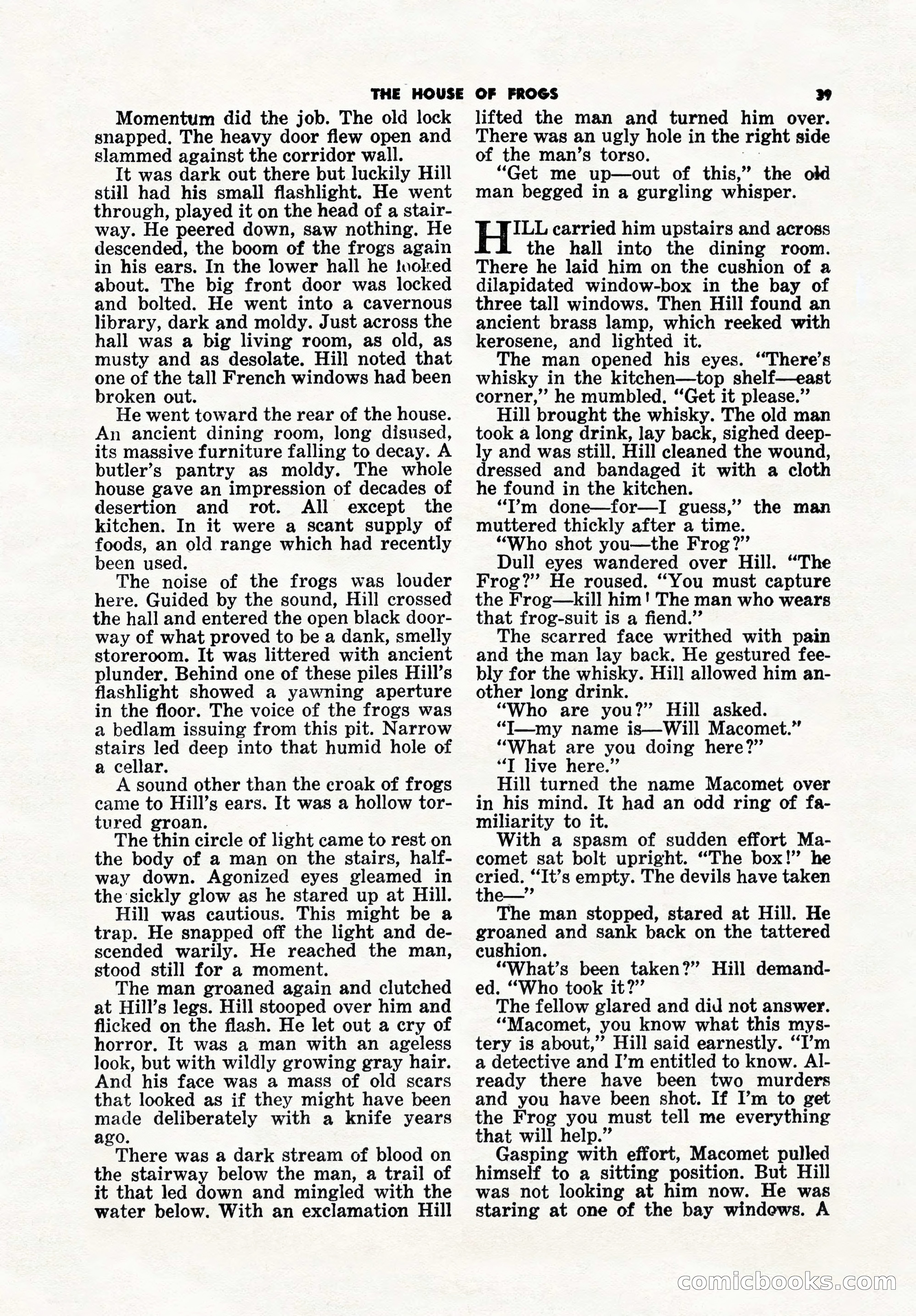 5 Detective Novels Magazine, Winter 1950 — page 39 of 148