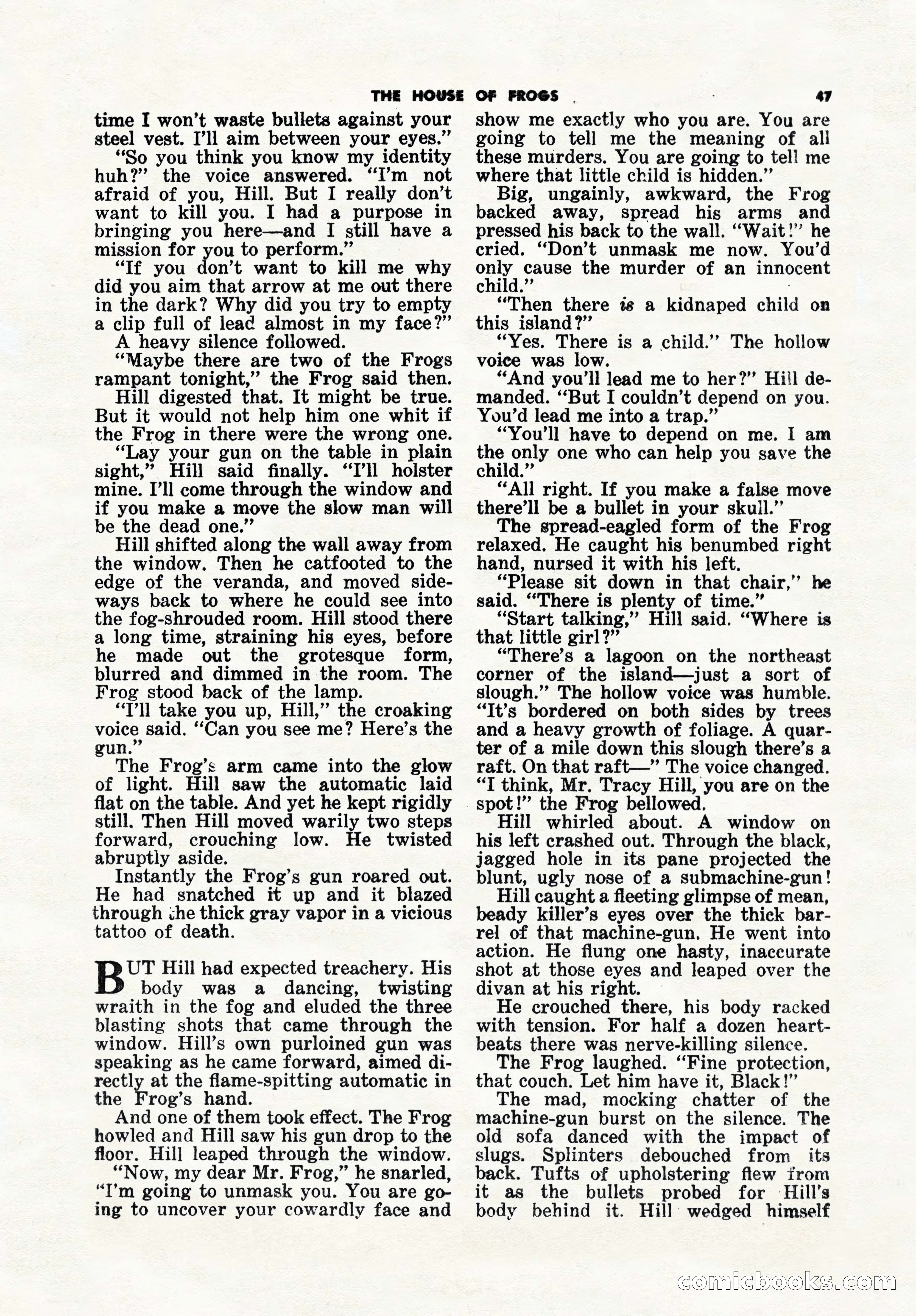 5 Detective Novels Magazine, Winter 1950 — page 47 of 148