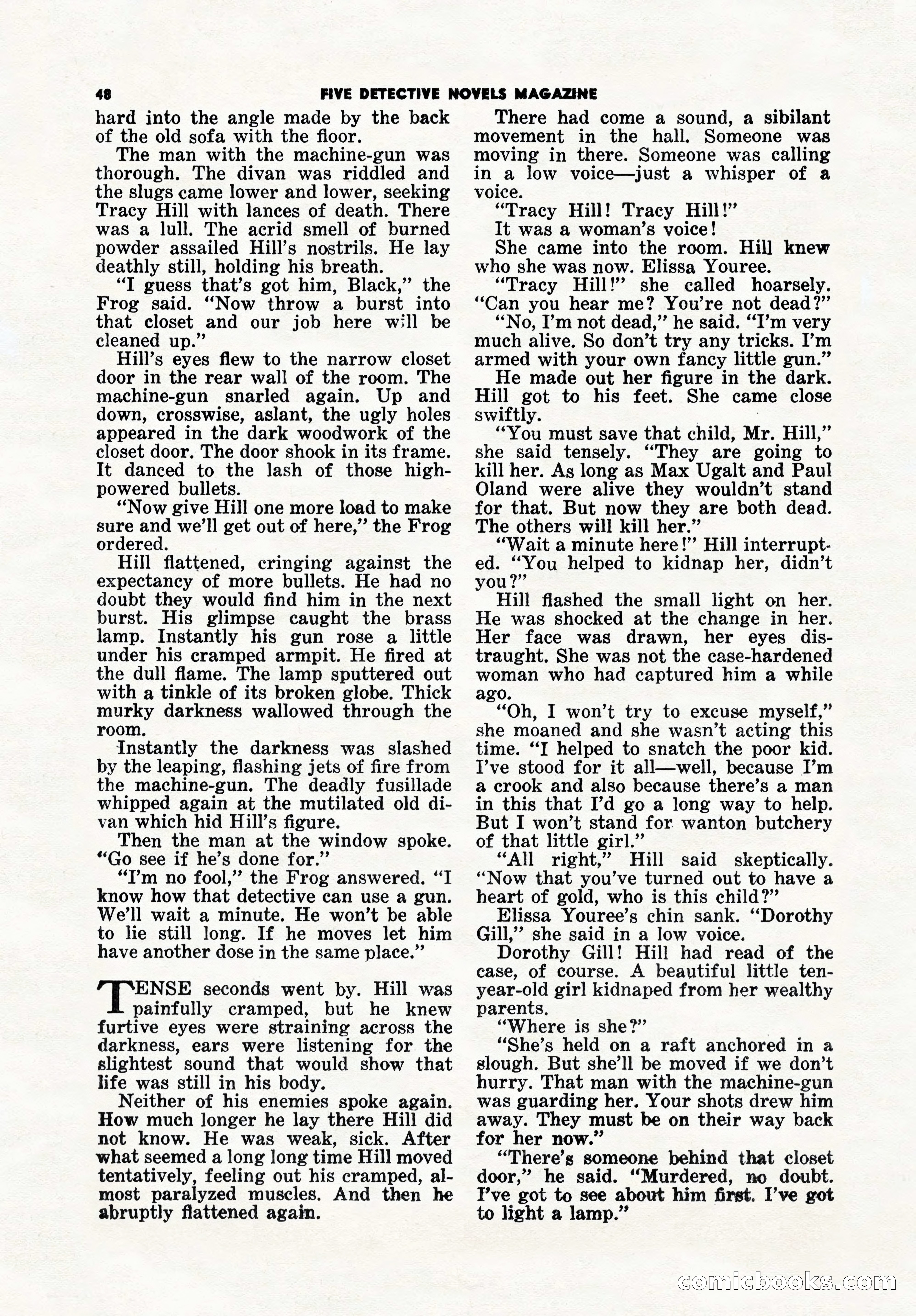 5 Detective Novels Magazine, Winter 1950 — page 48 of 148