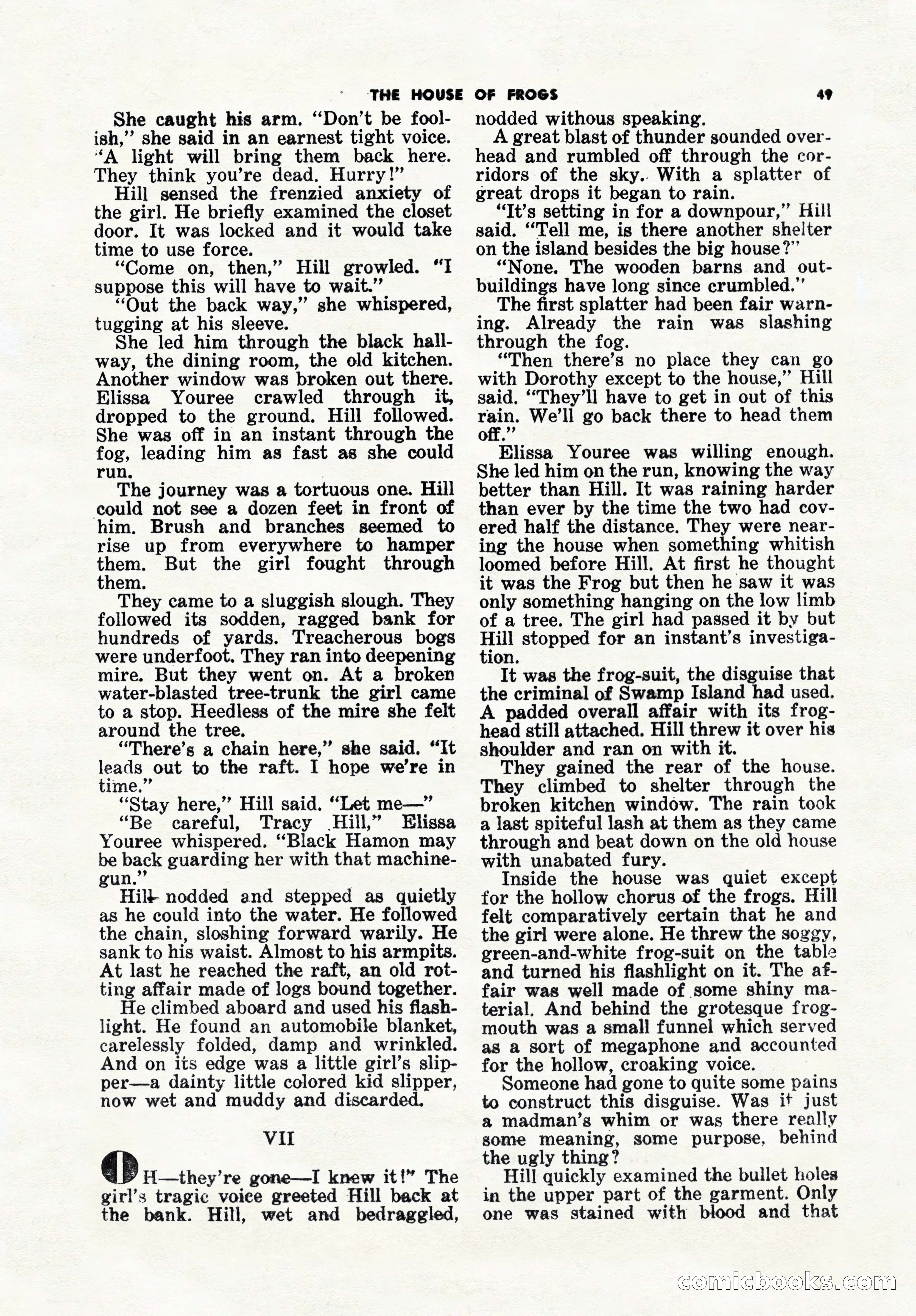 5 Detective Novels Magazine, Winter 1950 — page 49 of 148