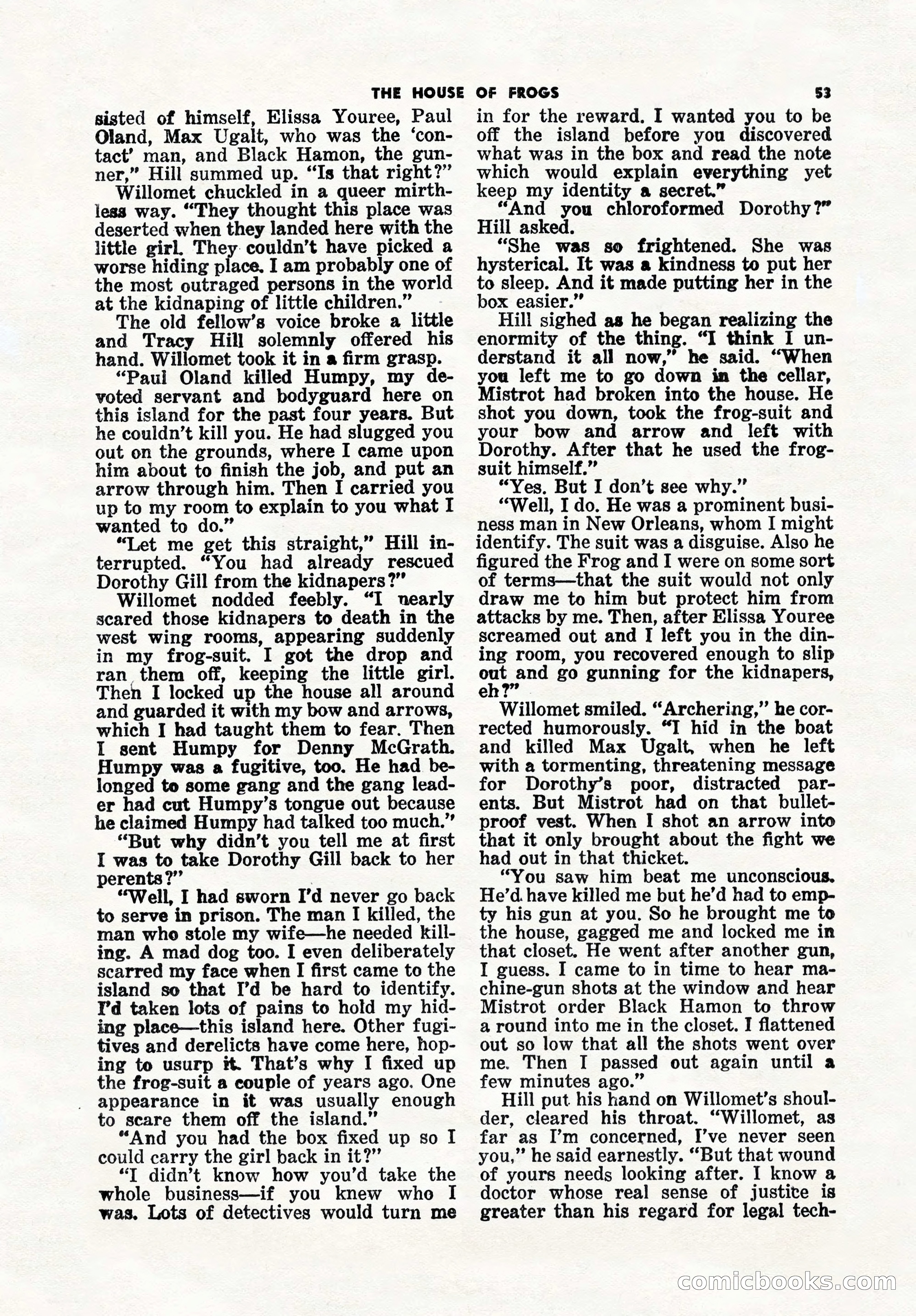 5 Detective Novels Magazine, Winter 1950 — page 53 of 148