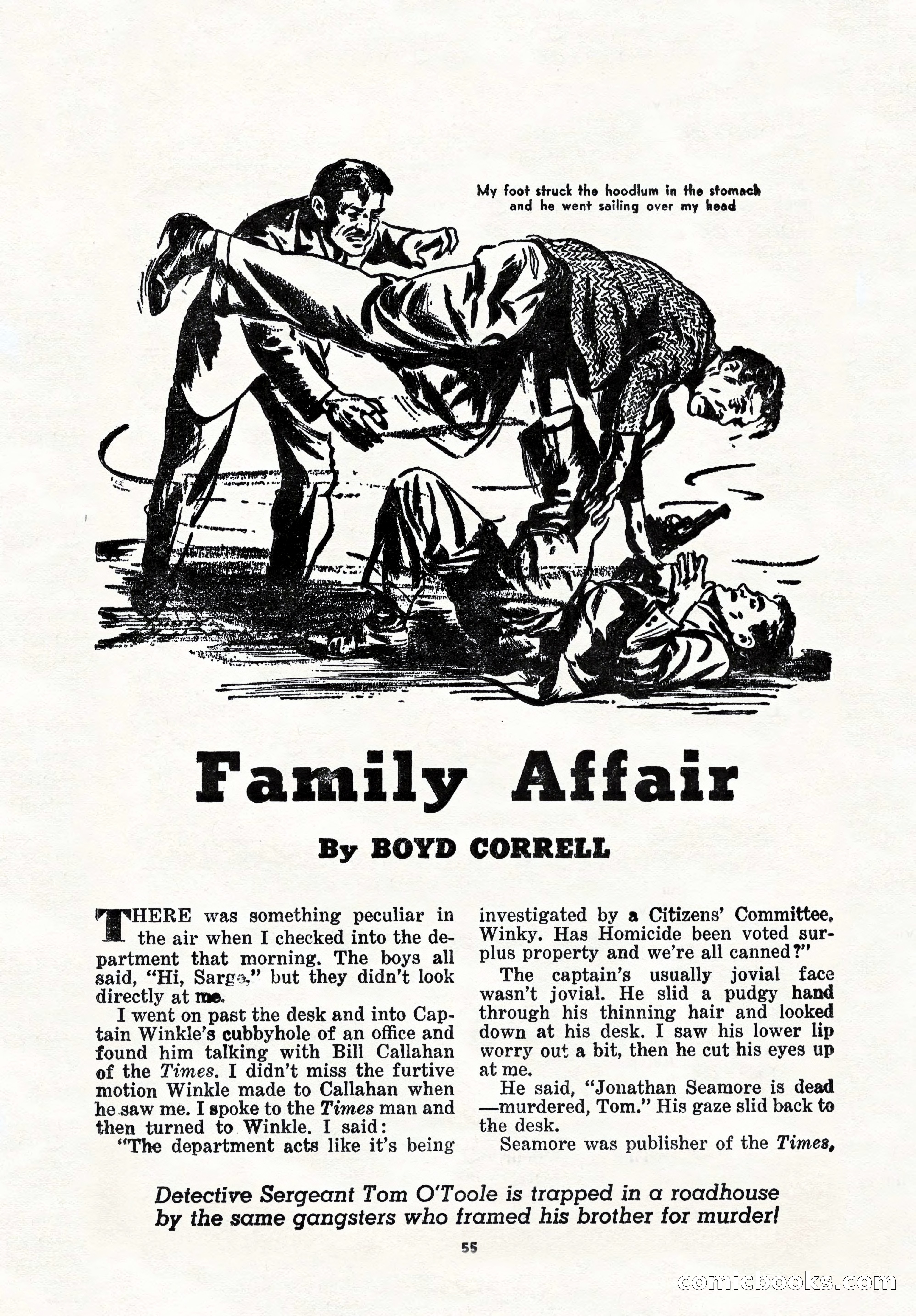 5 Detective Novels Magazine, Winter 1950 — page 55 of 148