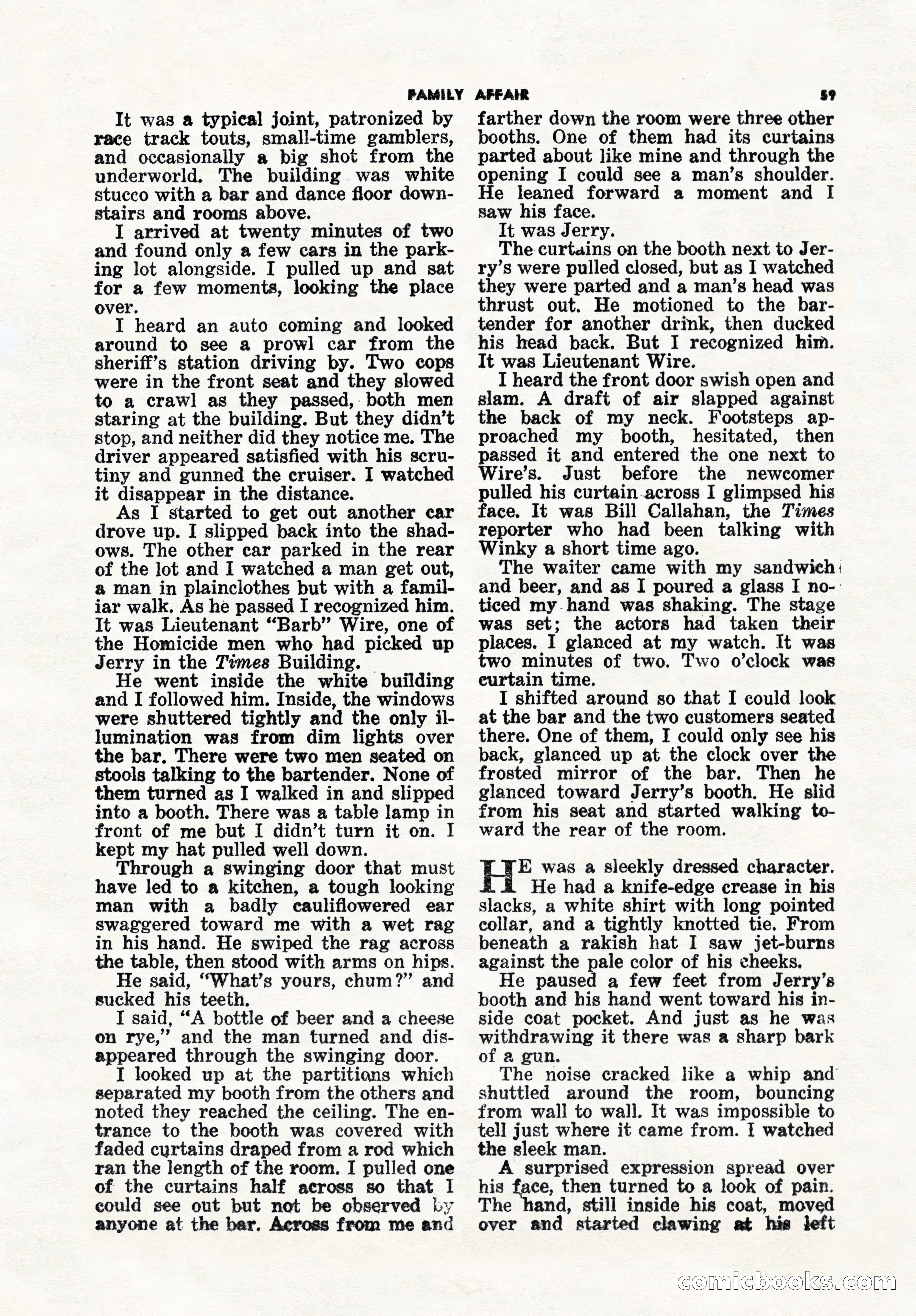 5 Detective Novels Magazine, Winter 1950 — page 59 of 148