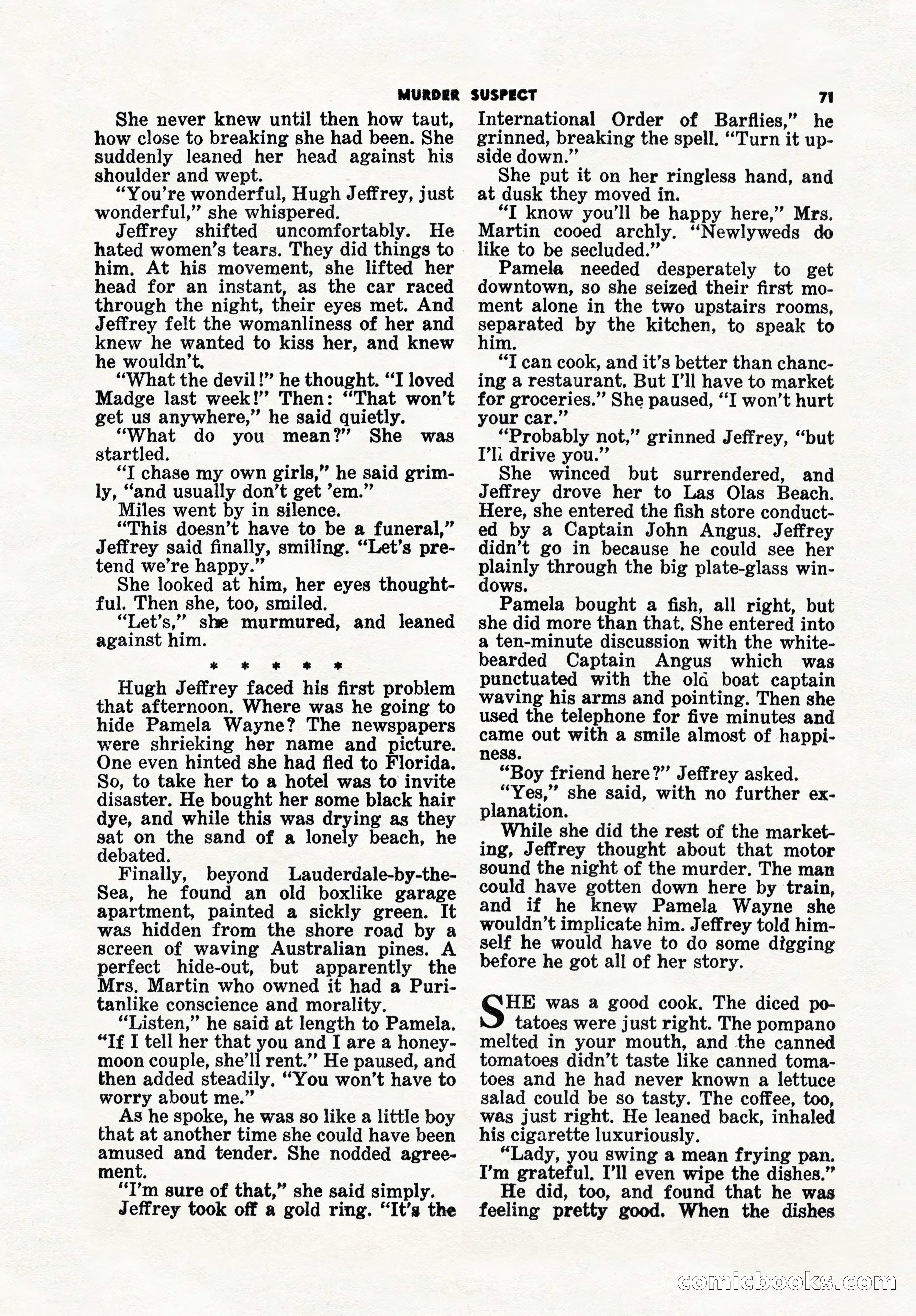 5 Detective Novels Magazine, Winter 1950 — page 71 of 148