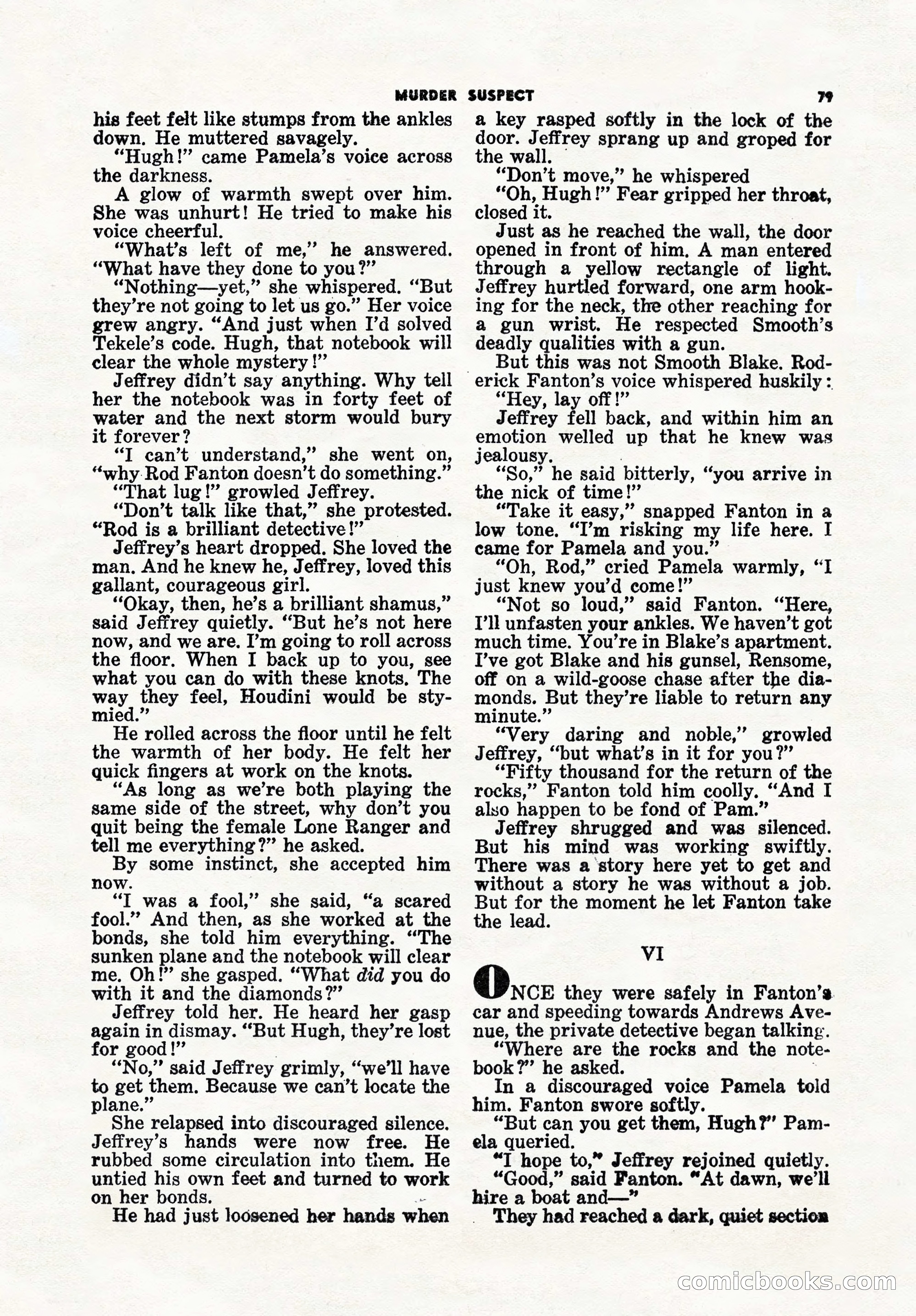 5 Detective Novels Magazine, Winter 1950 — page 79 of 148