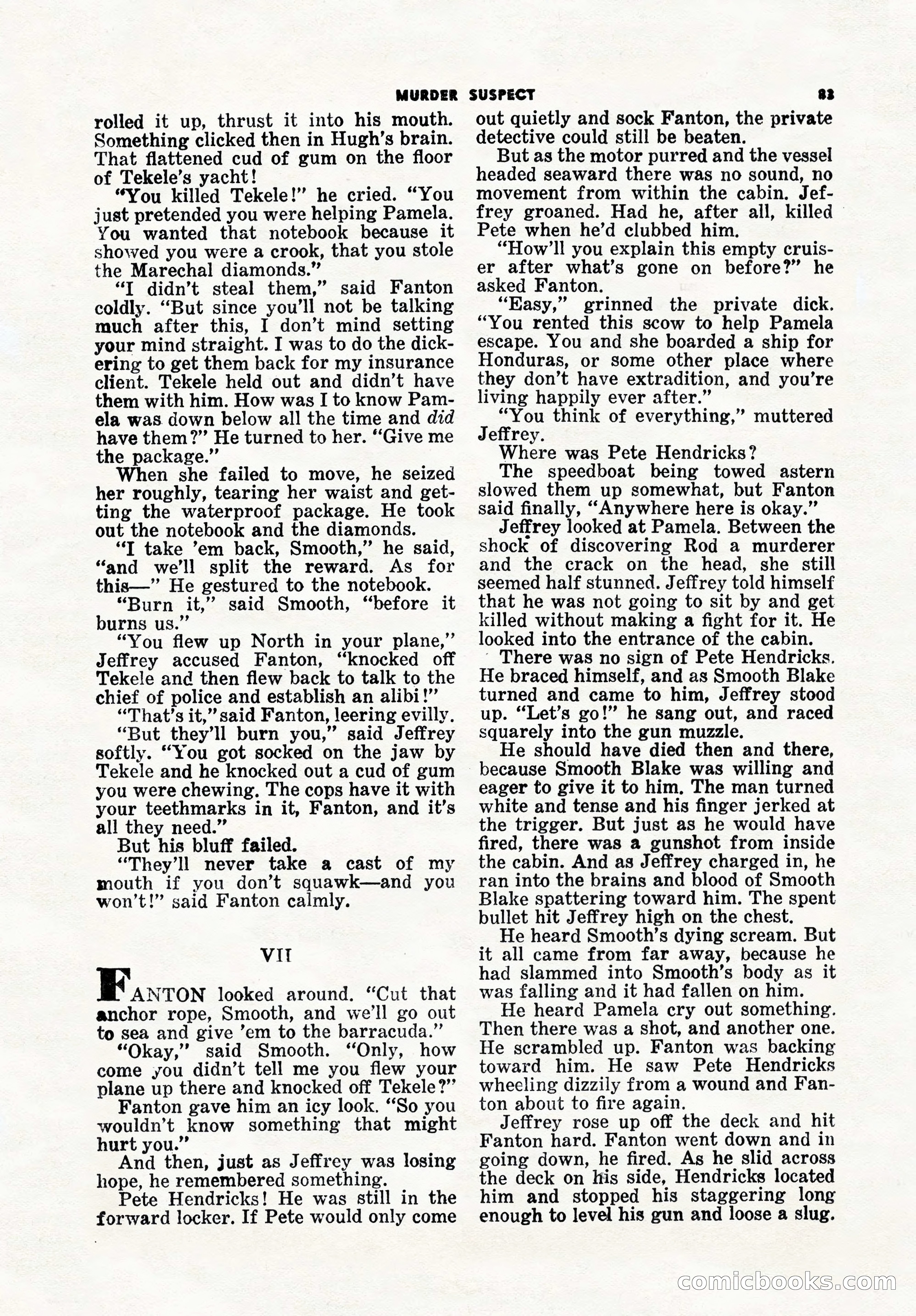 5 Detective Novels Magazine, Winter 1950 — page 83 of 148