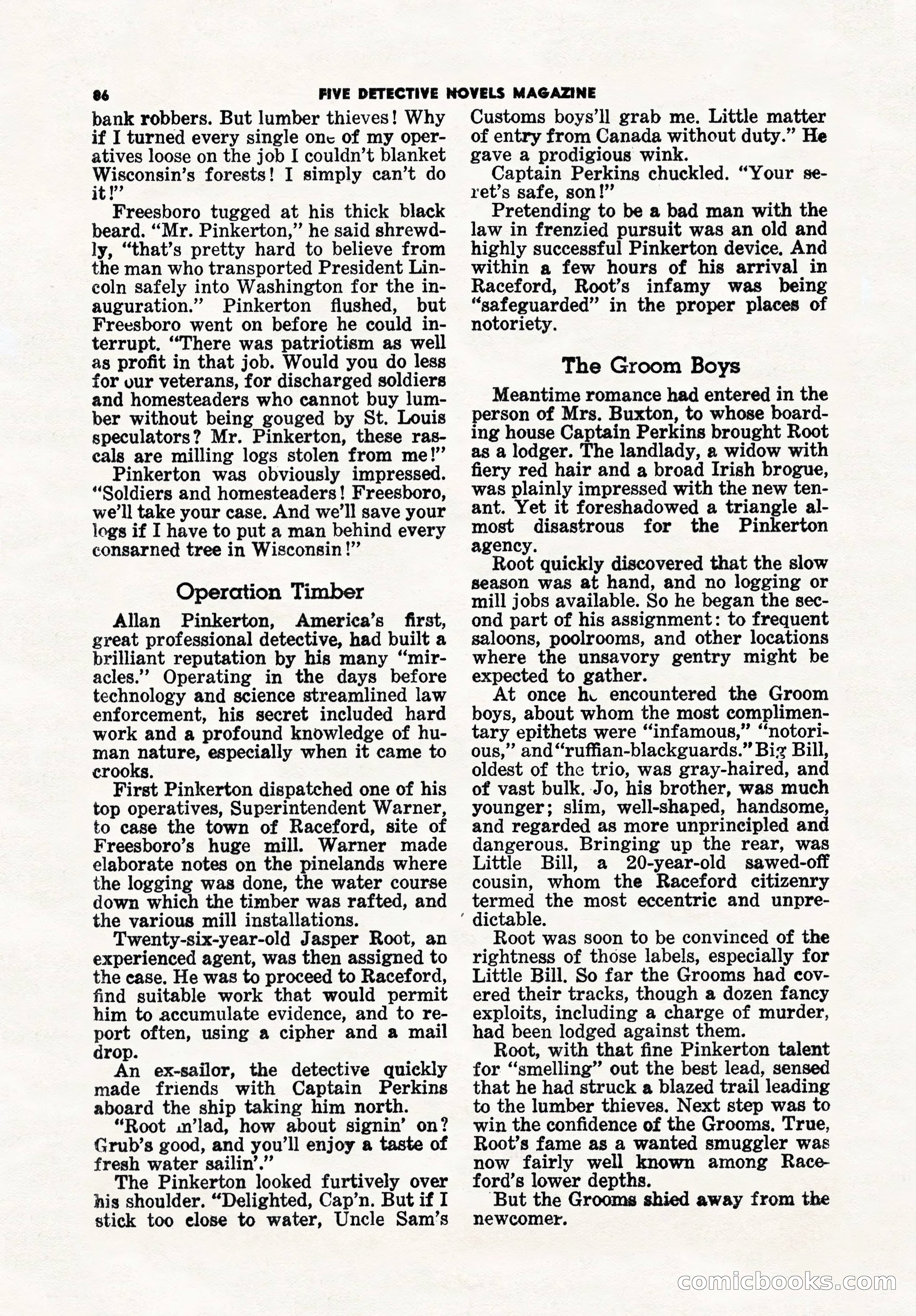 5 Detective Novels Magazine, Winter 1950 — page 86 of 148