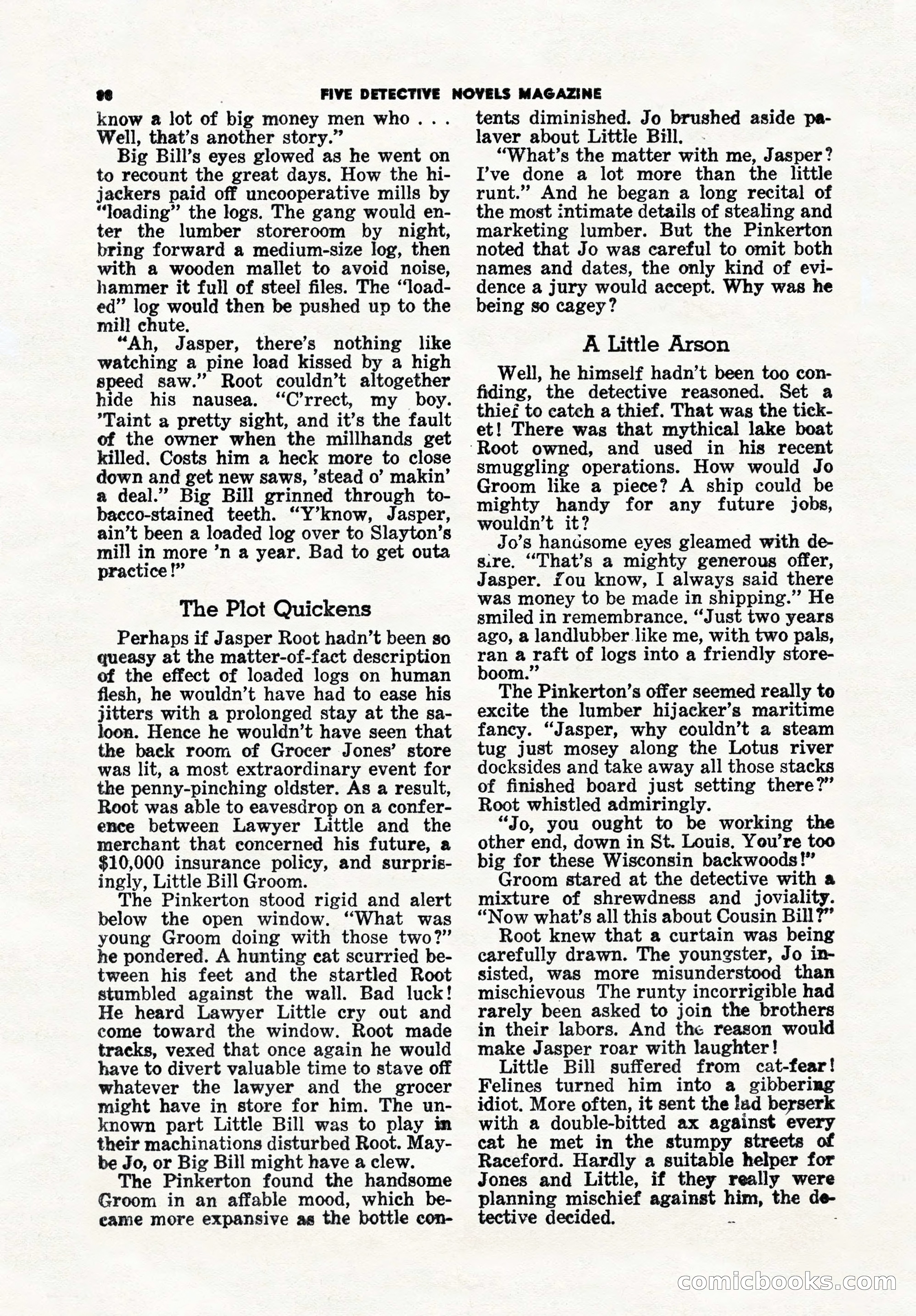 5 Detective Novels Magazine, Winter 1950 — page 88 of 148