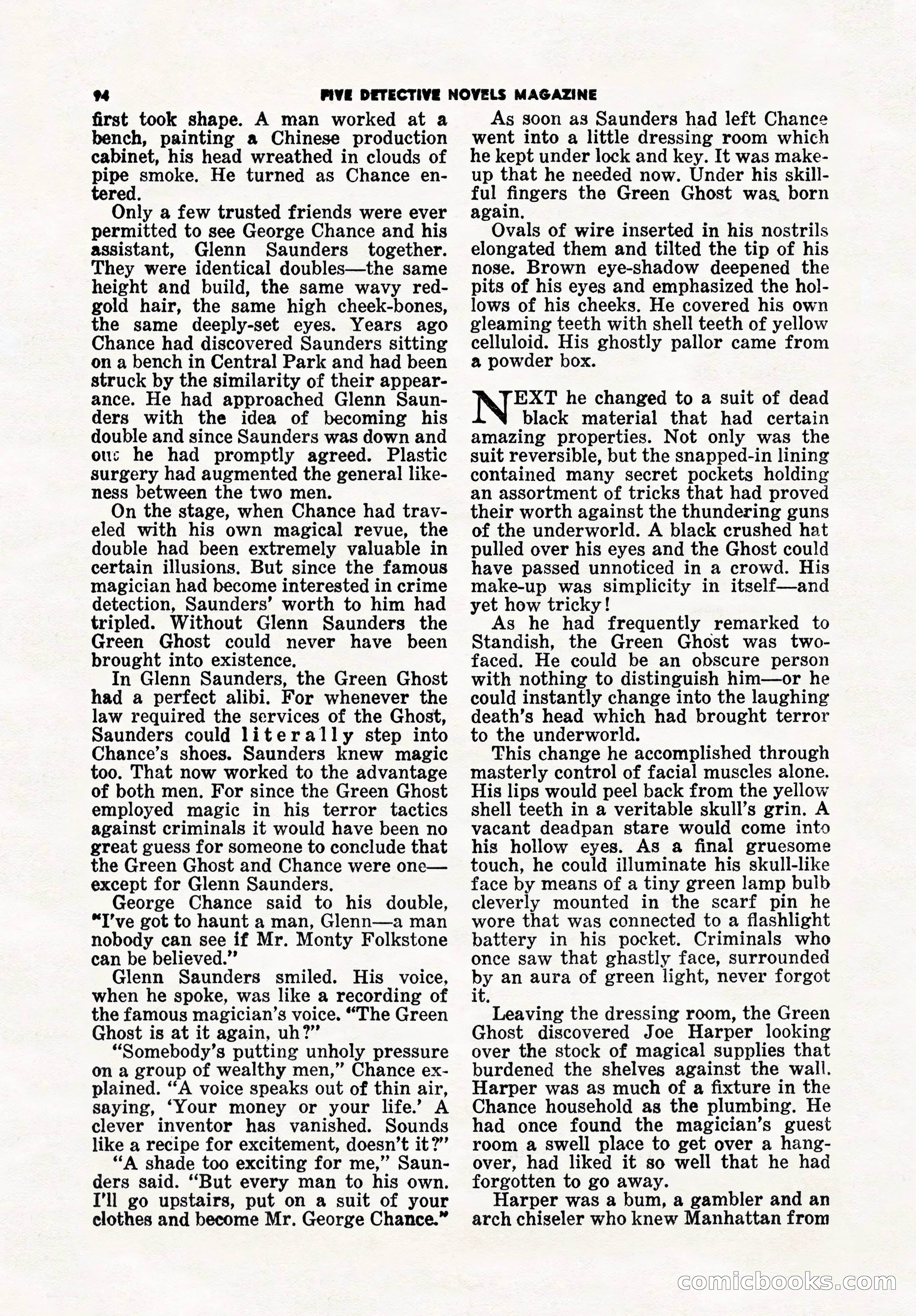 5 Detective Novels Magazine, Winter 1950 — page 94 of 148