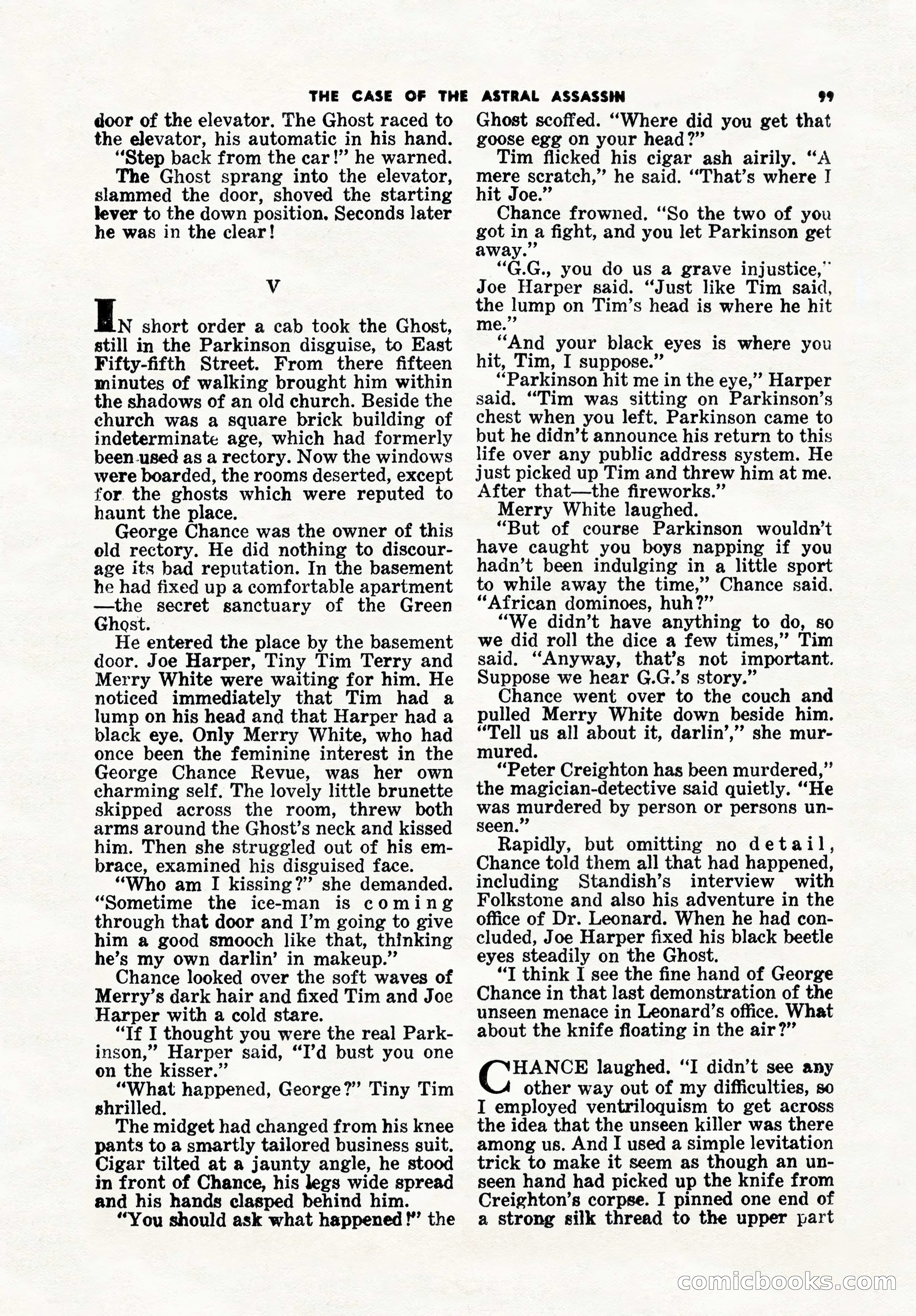 5 Detective Novels Magazine, Winter 1950 — page 99 of 148