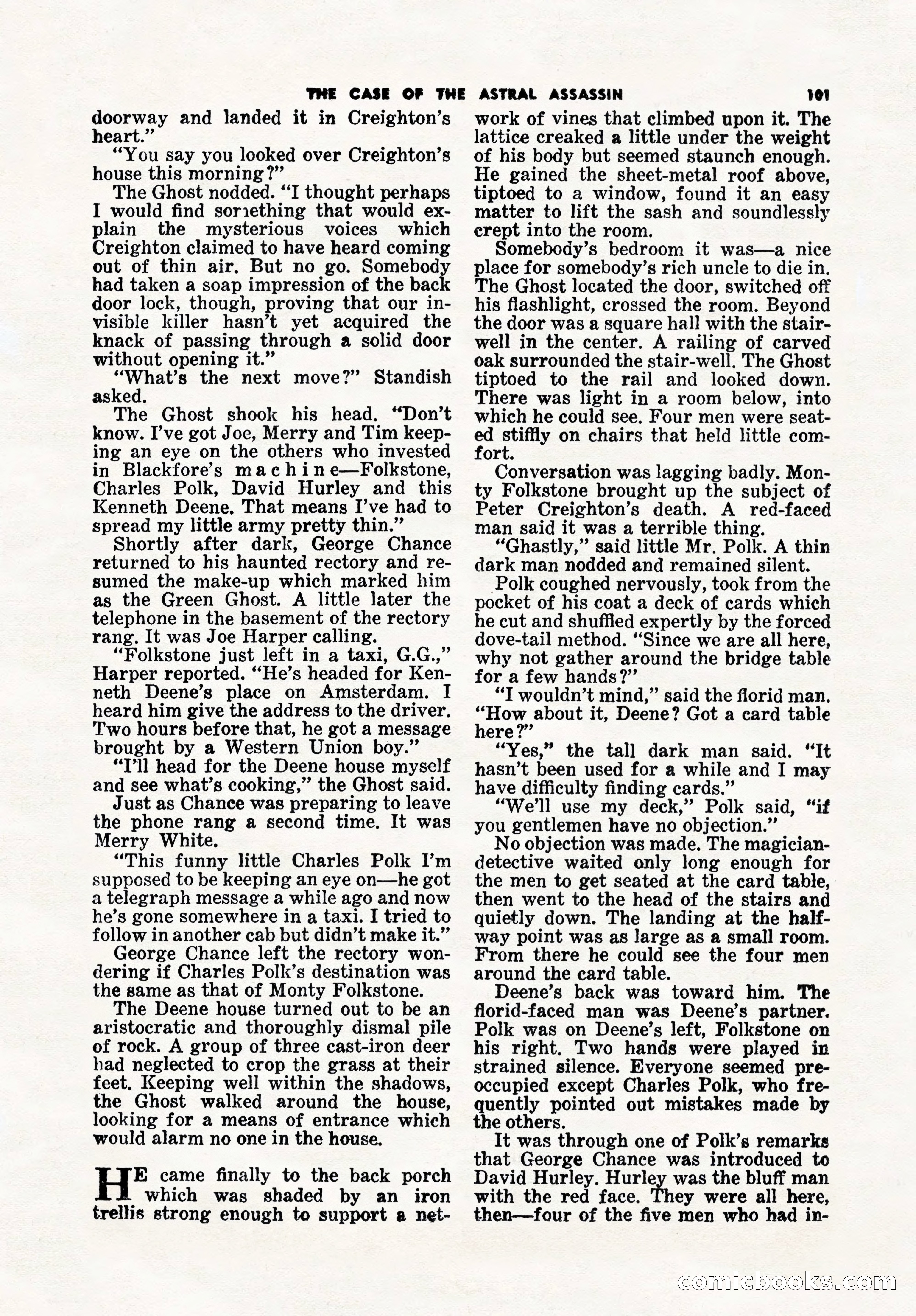 5 Detective Novels Magazine, Winter 1950 — page 101 of 148