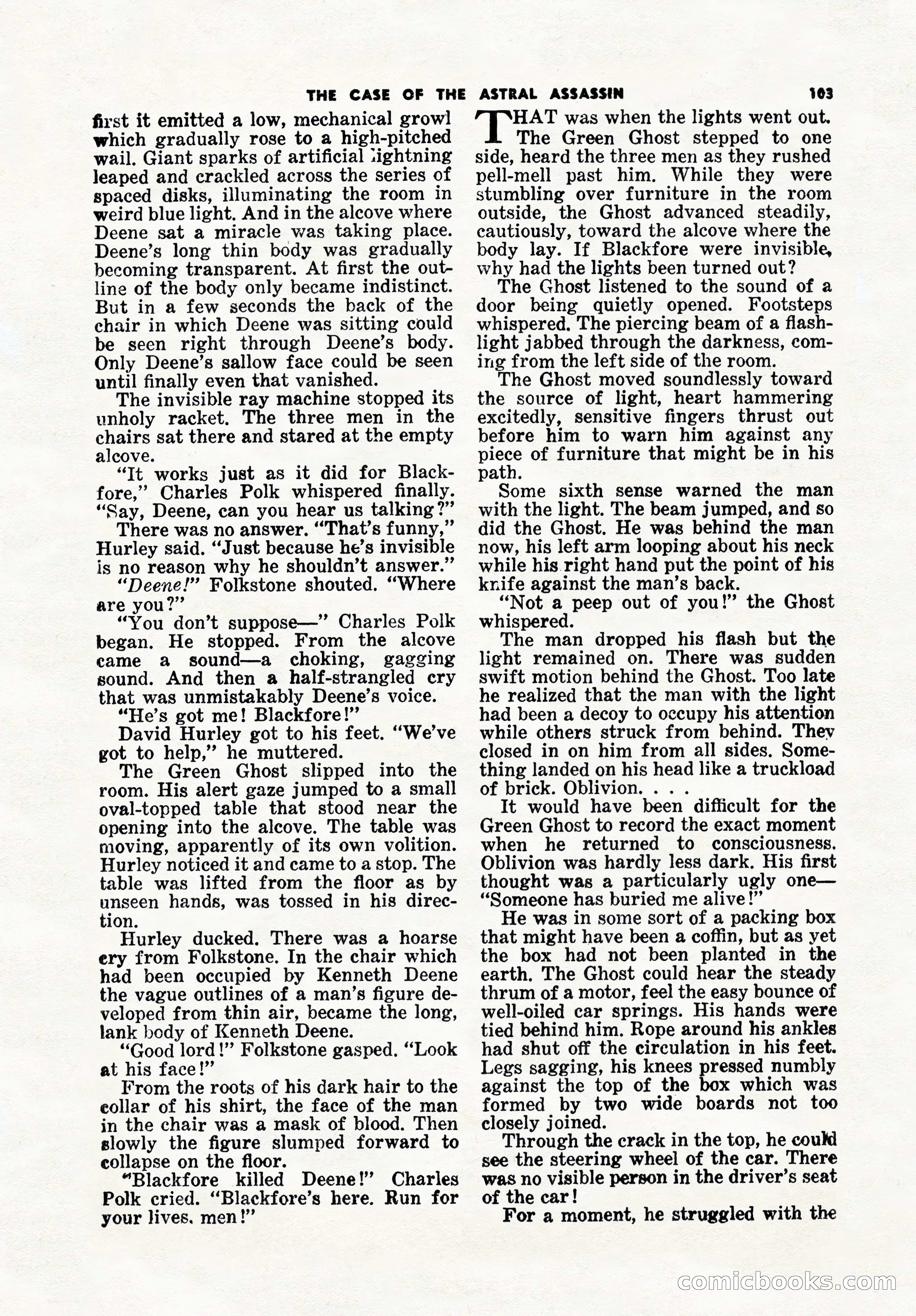 5 Detective Novels Magazine, Winter 1950 — page 103 of 148