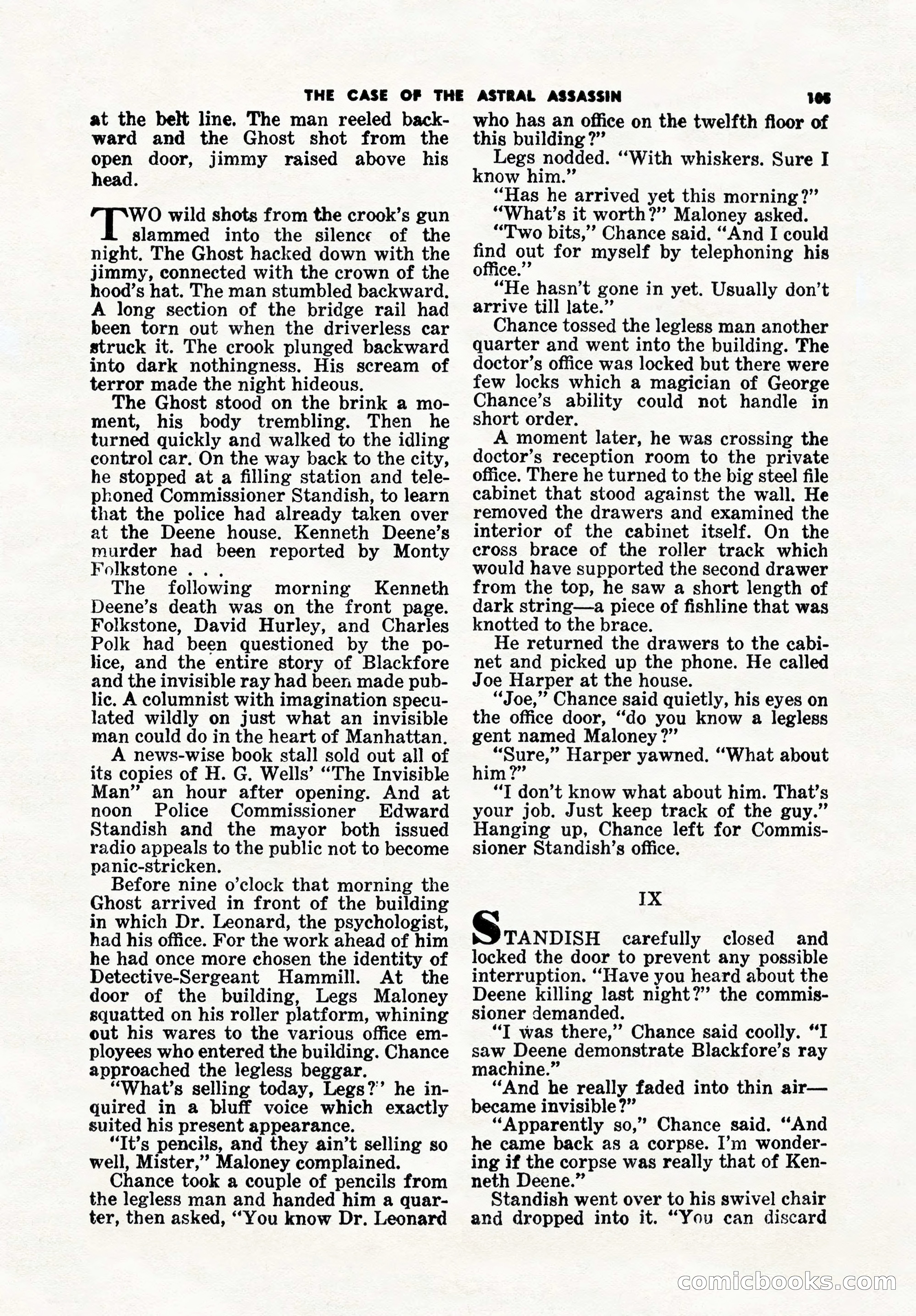 5 Detective Novels Magazine, Winter 1950 — page 105 of 148