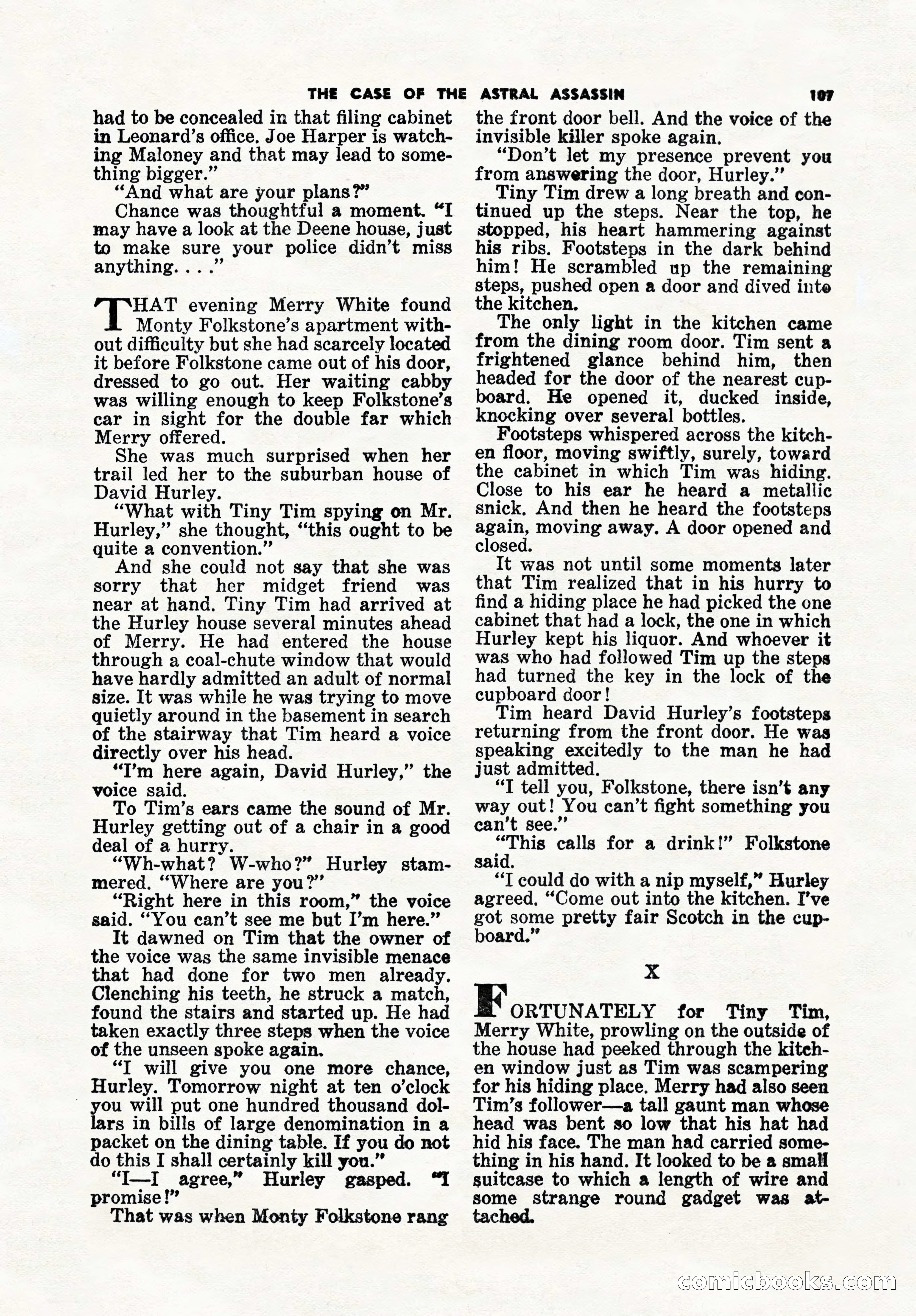 5 Detective Novels Magazine, Winter 1950 — page 107 of 148