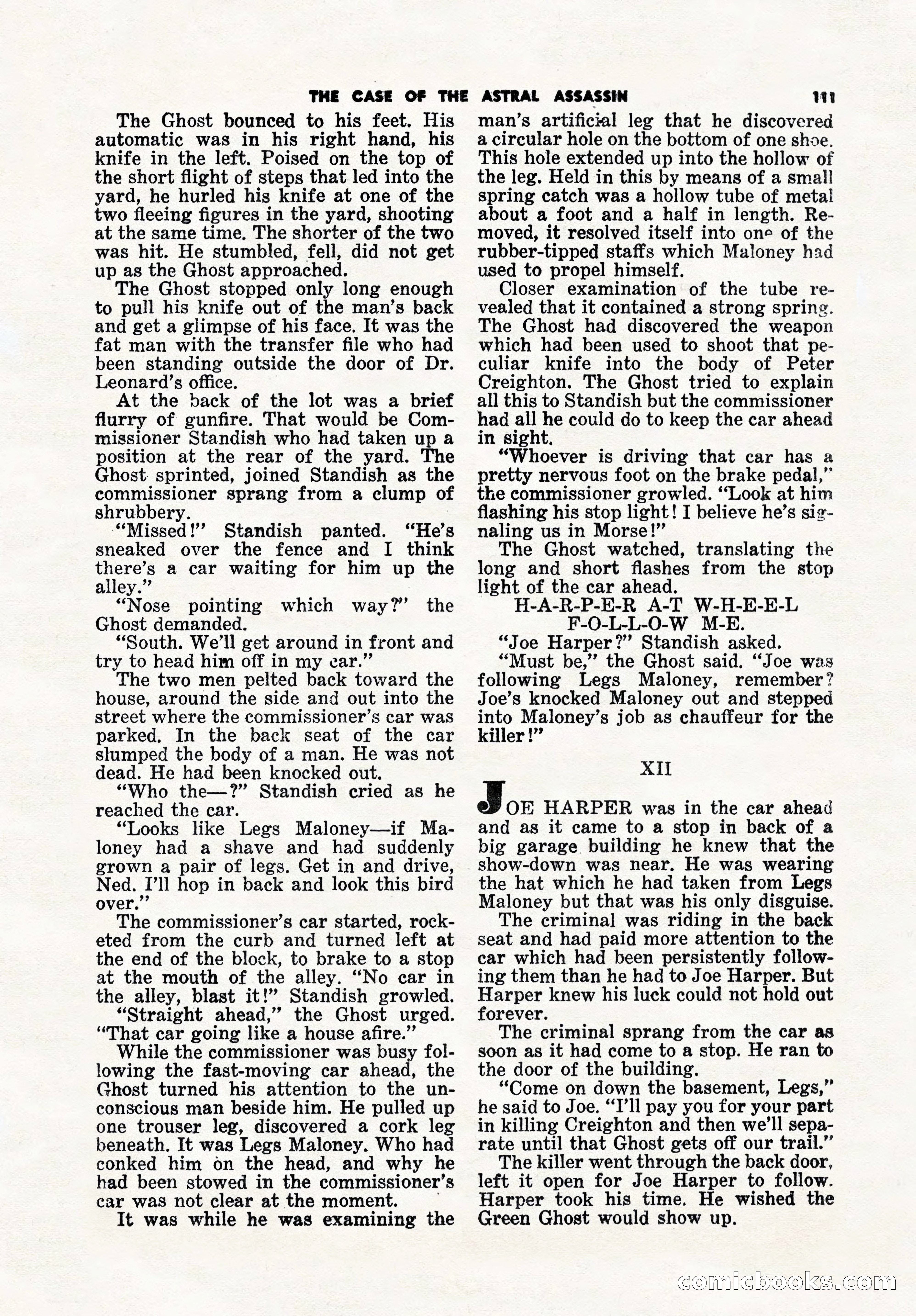 5 Detective Novels Magazine, Winter 1950 — page 111 of 148